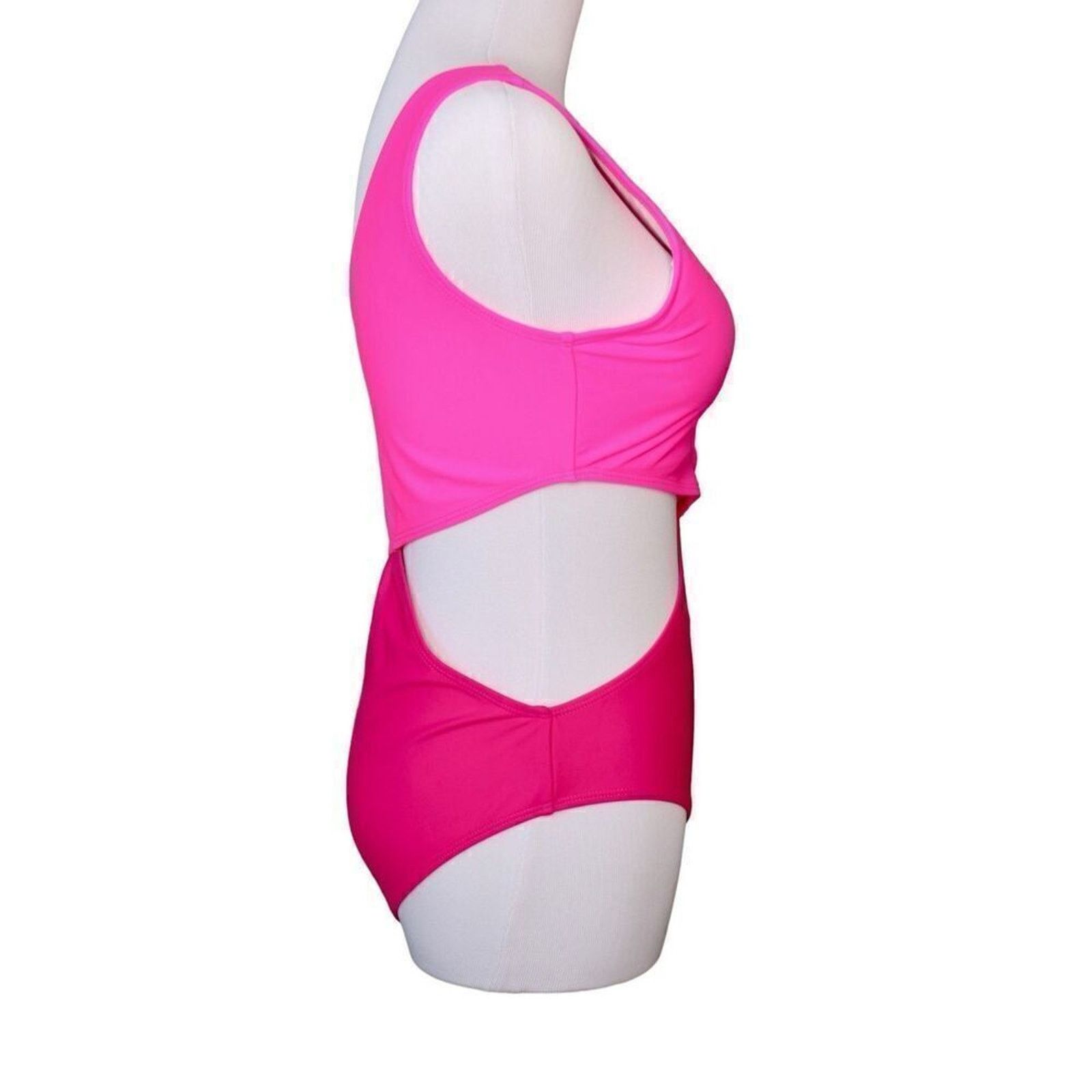 Shein Shein One Shoulder Hot Pink Cut Out Swim 1pc Swimsuit MEDIUM Size M / US 6-8 / IT 42-44 - 3 Thumbnail