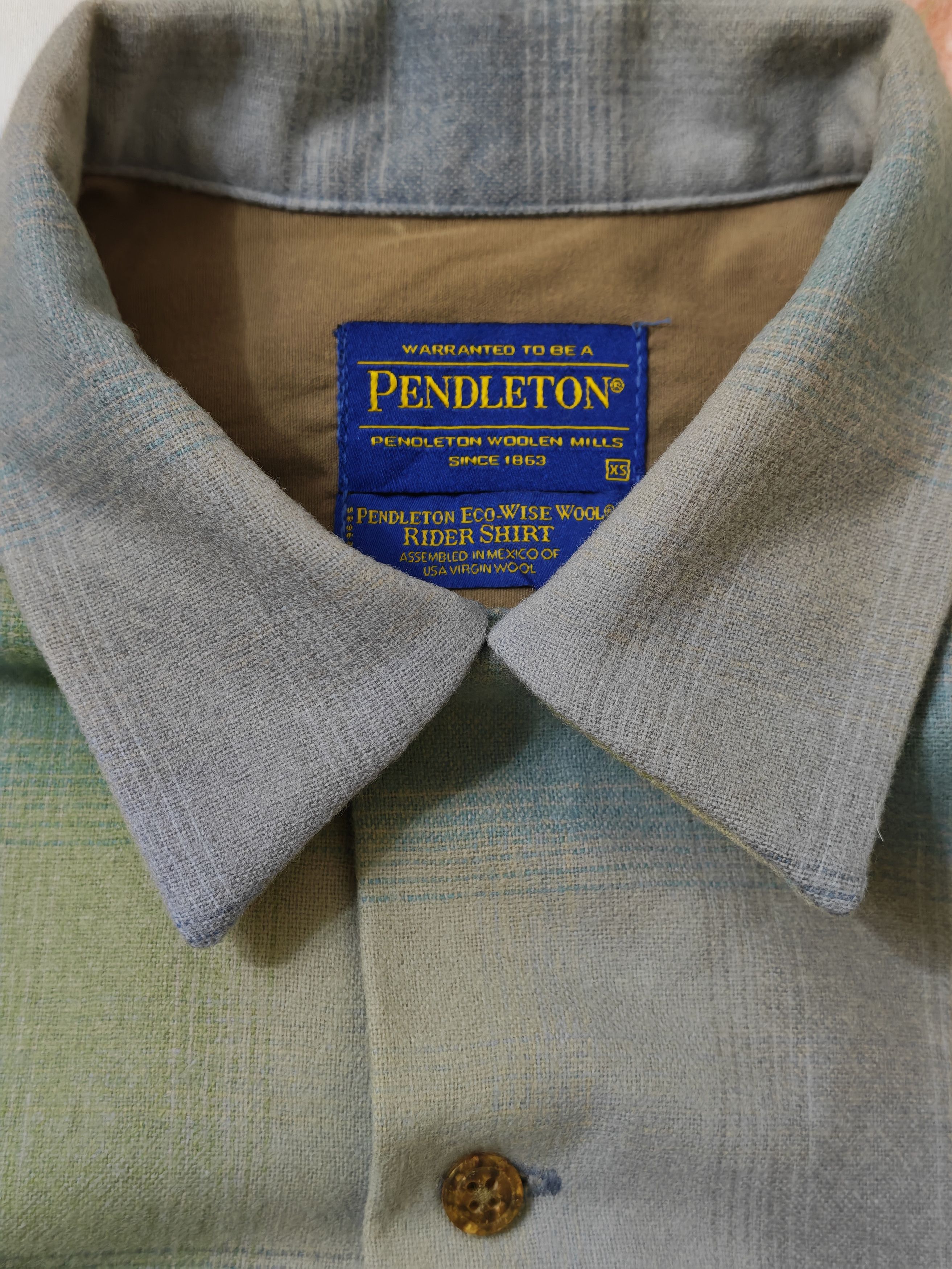 Pendleton Pendleton Shadow Plaid Open Loop Collar 60s Vintage Style Size US XS / EU 42 / 0 - 6 Thumbnail