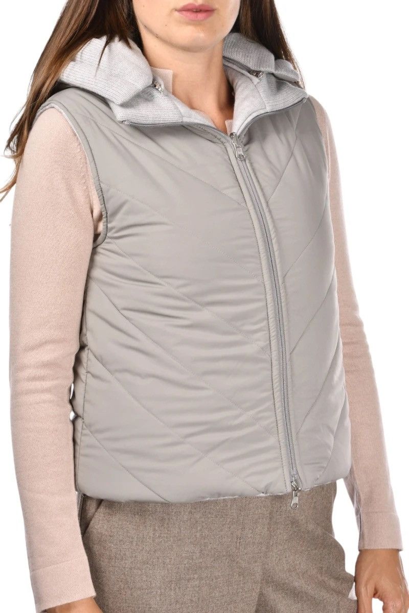 Gran Sasso Gran Sasso Reversible Vest Gilet Wool Cashmere Viscose Size L / US 10 / IT 46 - 3 Thumbnail