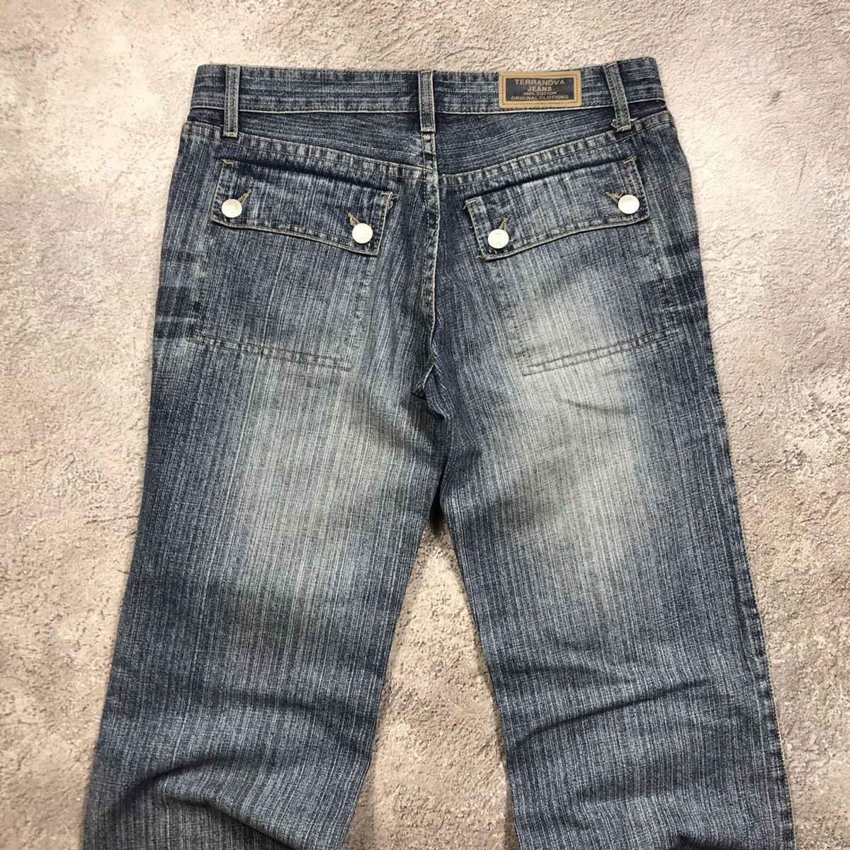 Vintage Vintage 90s Faded Baggy Distressed Jeans Grunge Streetwear 2 Size 29" - 5 Thumbnail