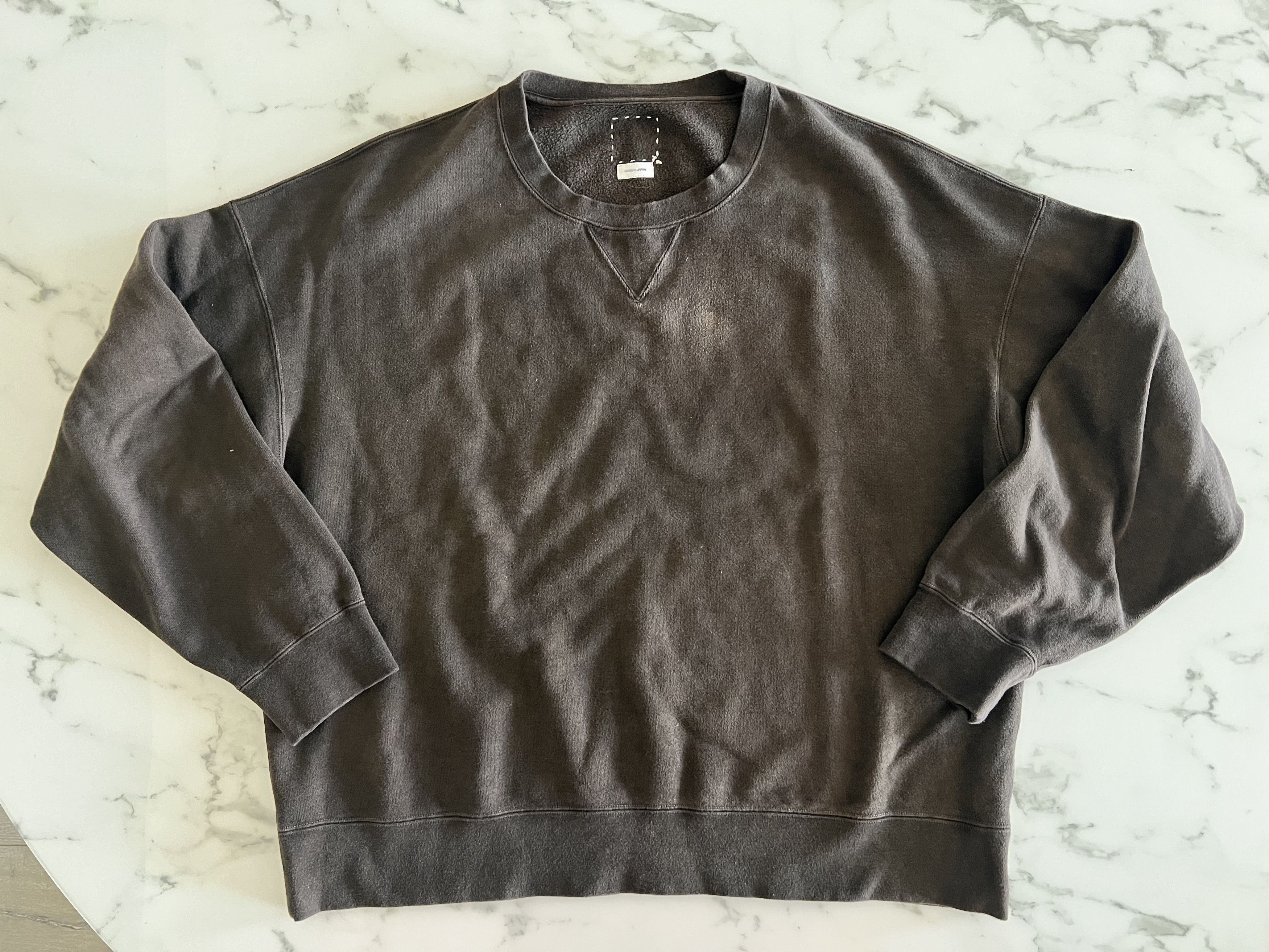 image of Visvim Jumbo Sweat Mud Size 5, Men's