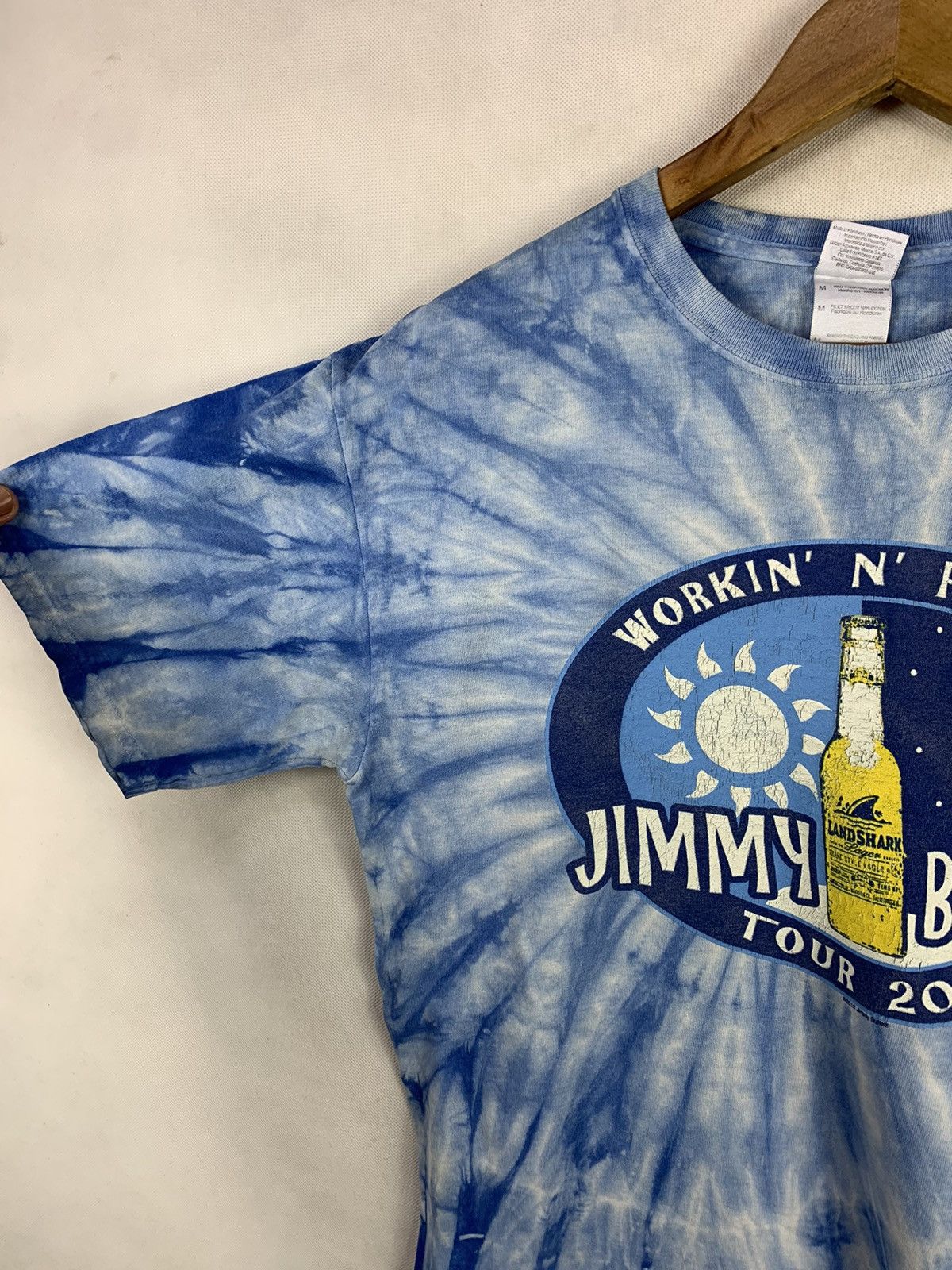 Band Tees Steals! Jimmy Buffett Workin n Playin 2015 Tour Band Tee Size US M / EU 48-50 / 2 - 5 Thumbnail