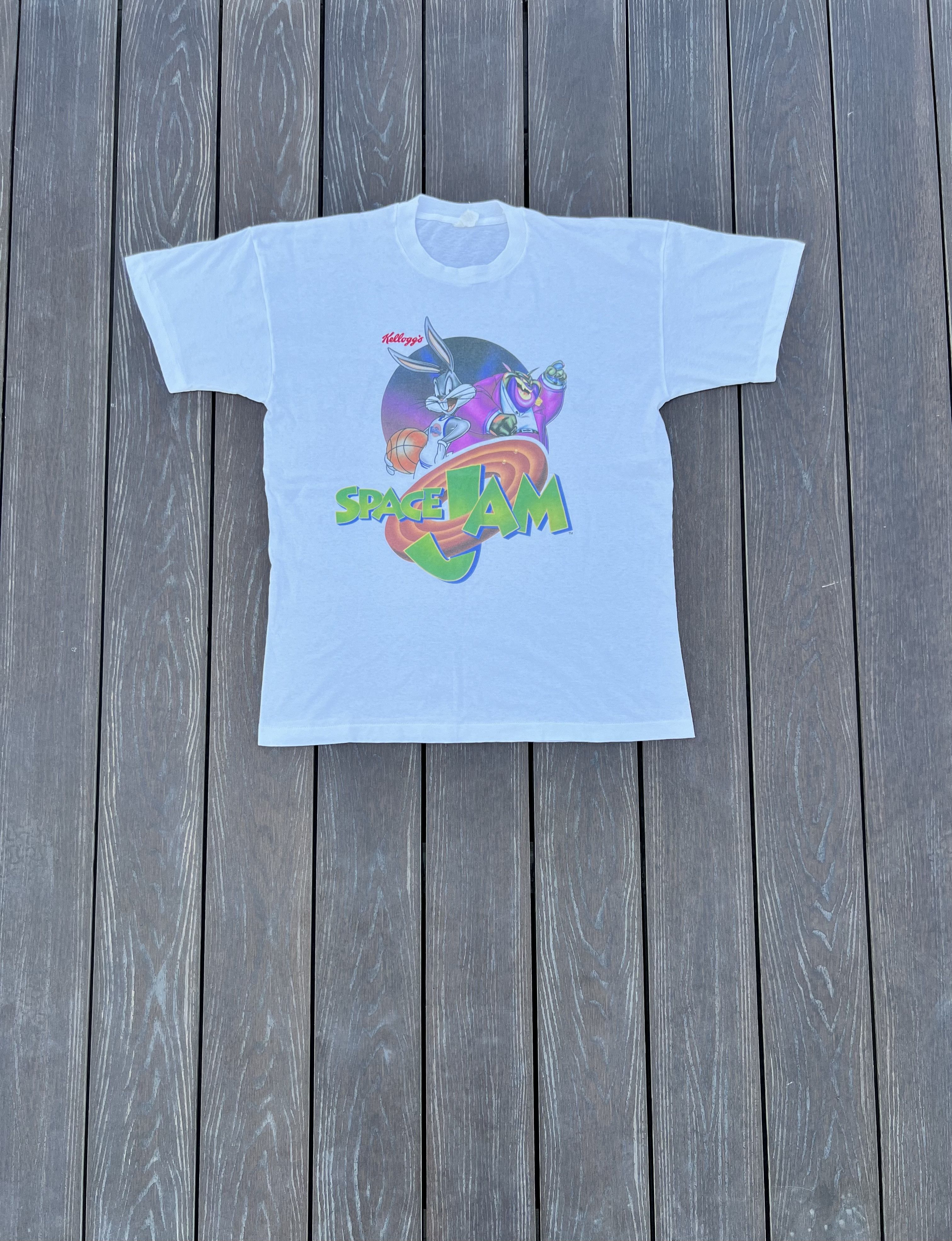 Warner Bros Vintage t-shirt space jam Size US XL / EU 56 / 4 - 2 Thumbnail