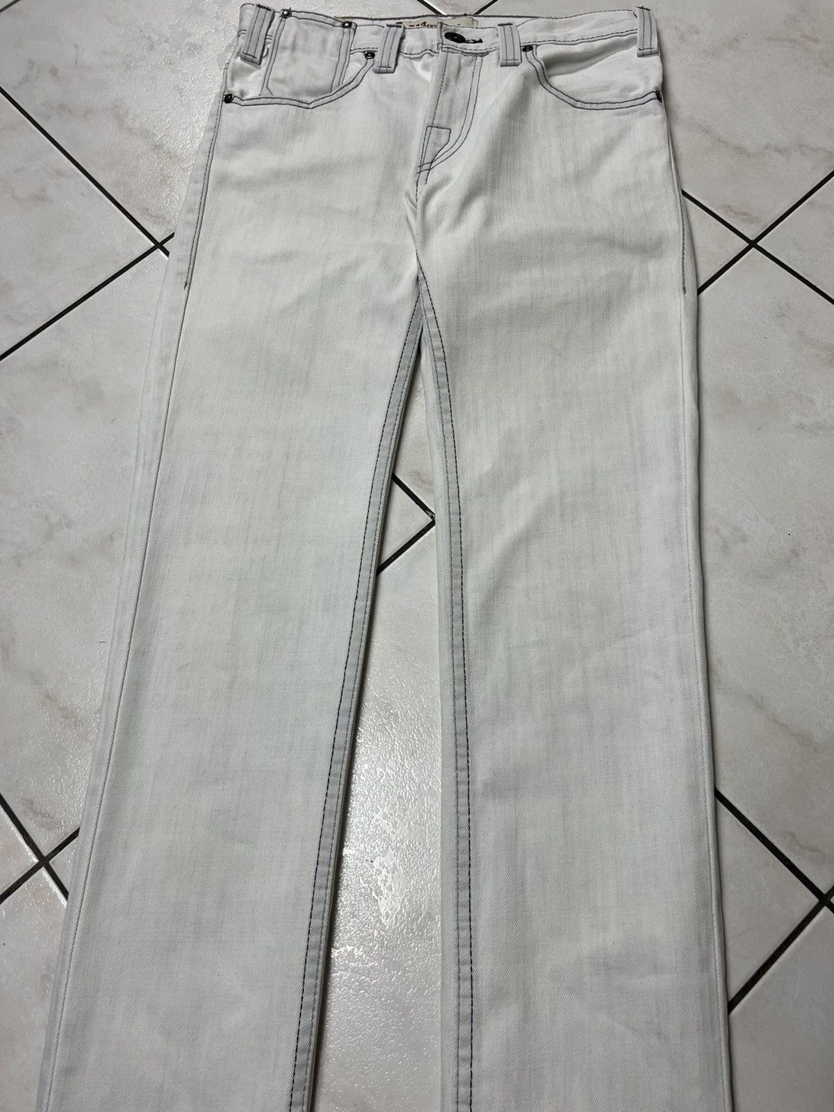 Designer × Levi's × Vintage Vintage Levi’s 513 skinny leg zip pockets denim jeans pants Size US 30 / EU 46 - 4 Thumbnail