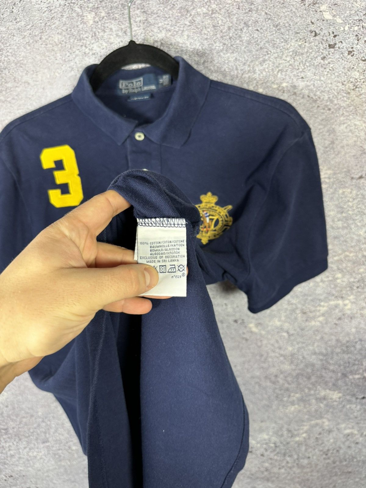Polo Ralph Lauren × Vintage Polo Ralph Lauren Mens Equestrian Horse Crest Polo Rugby #3 Size US M / EU 48-50 / 2 - 8 Thumbnail