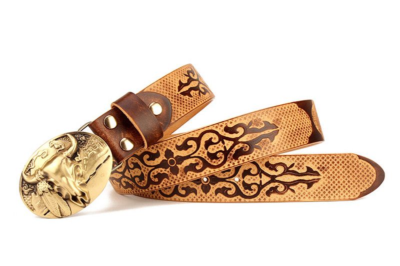 Japanese Brand × Leather Ethnic Style Leather Belt Size ONE SIZE - 1 Thumbnail
