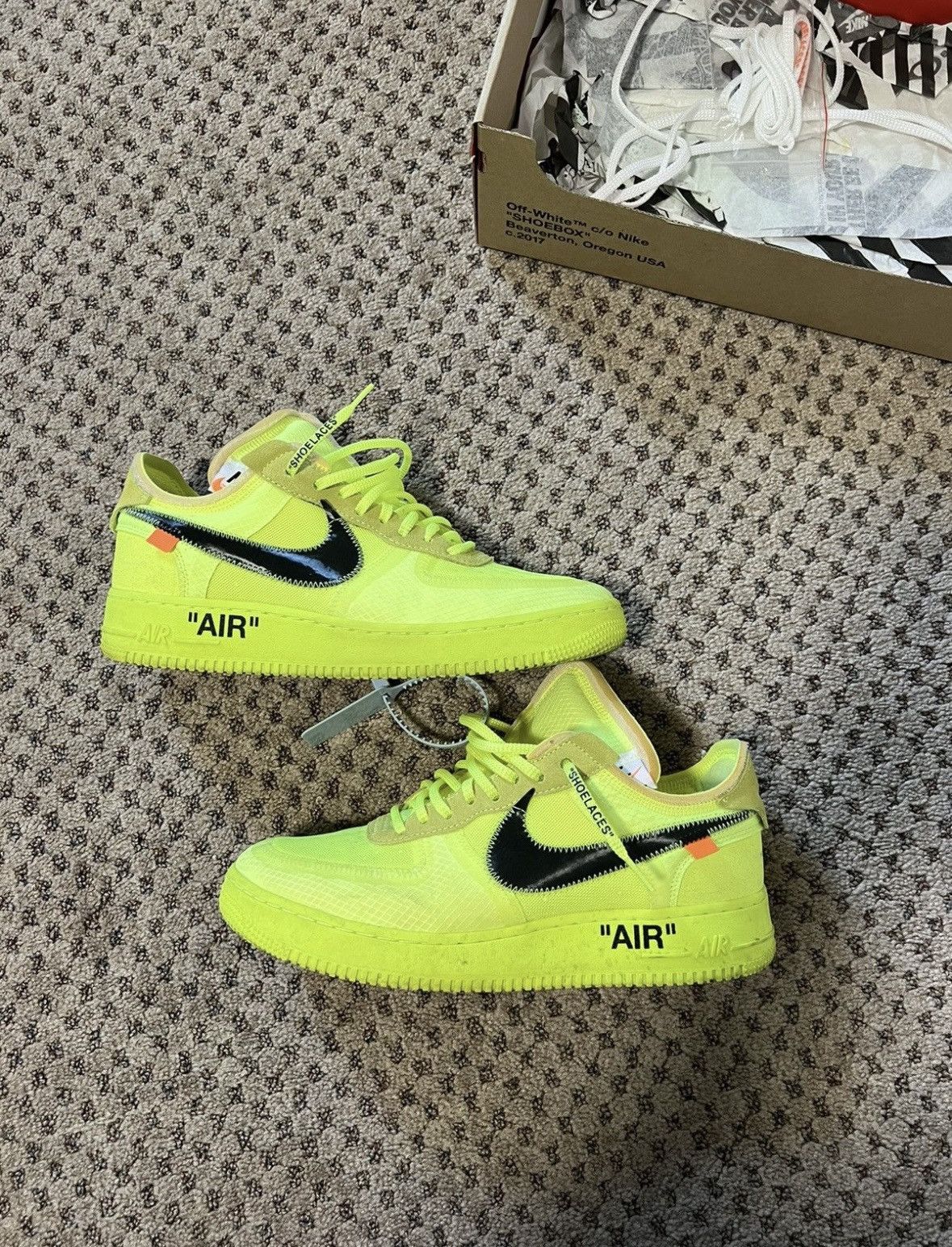 Nike × Off-White Off White X Nike Air Force 1 Size US 10.5 / EU 43-44 - 5 Thumbnail