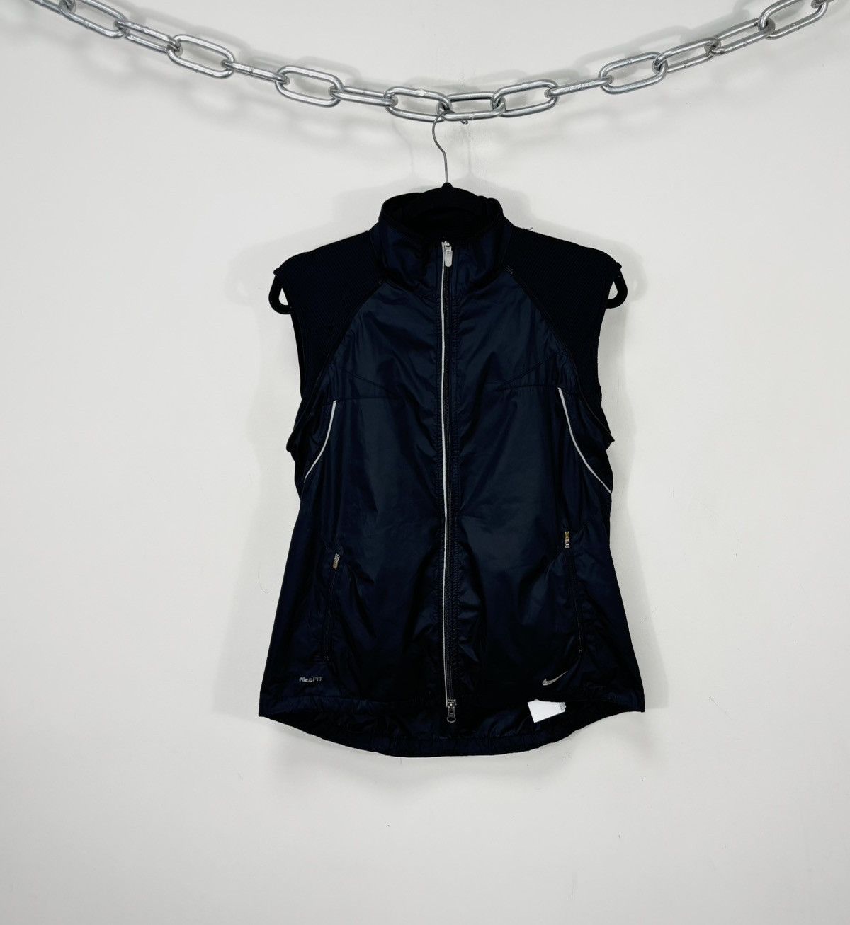Nike Vintage Nike Y2K Hype Transformer 2 in 1 Black Light Jacket Size US M / EU 48-50 / 2 - 2 Thumbnail