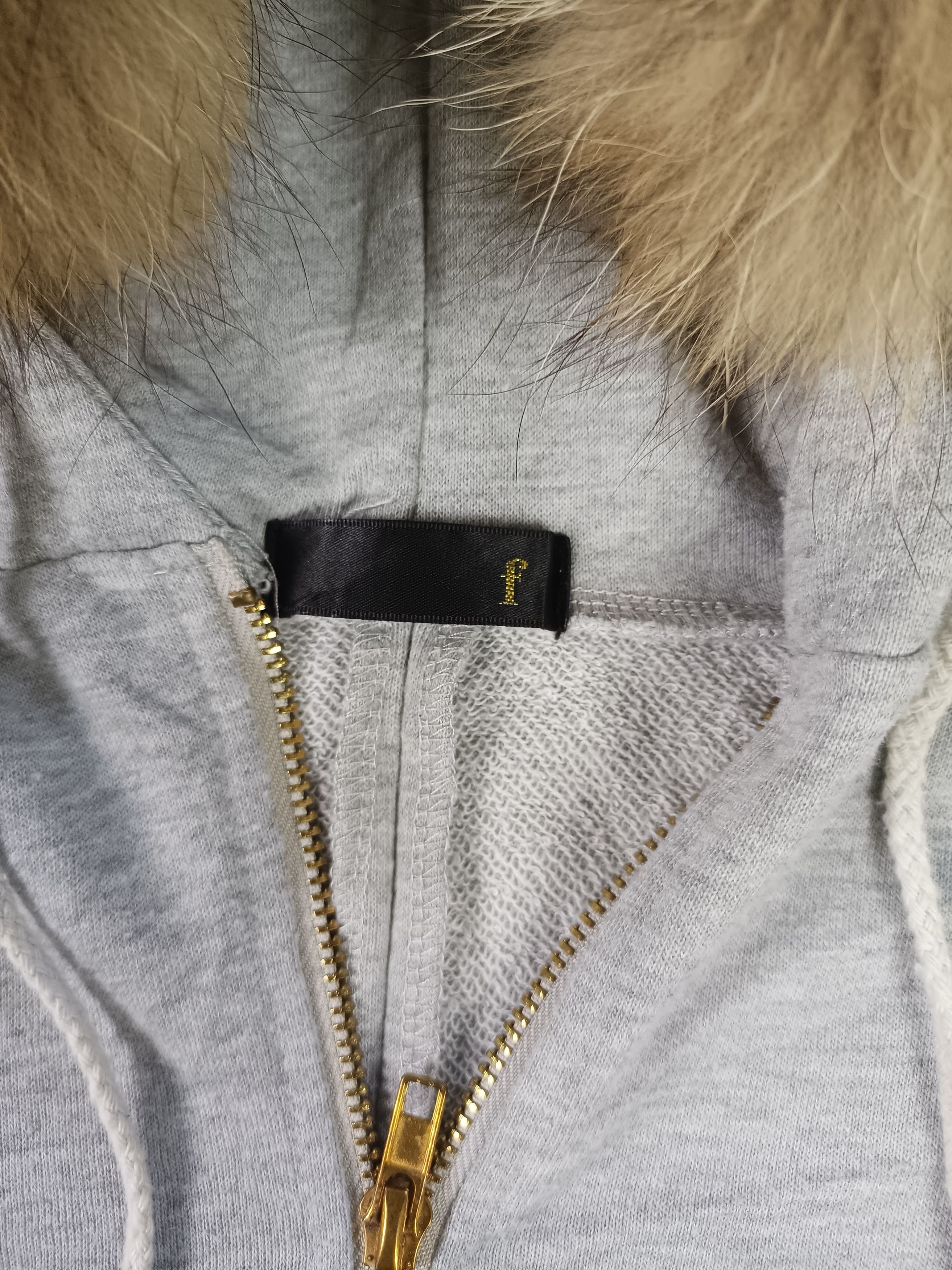 Japanese Brand × Le Grande Bleu (L.G.B.) "F" Vintage Fur Zipper Hoodie Tassel Poncho Size US L / EU 52-54 / 3 - 12 Thumbnail