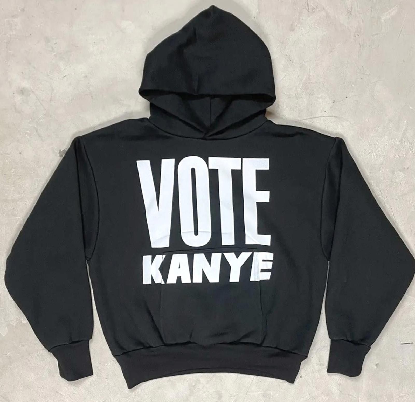 Designer Kanye West Vote Kanye Hoodie Size XL Size US XL / EU 56 / 4 - 1 Thumbnail