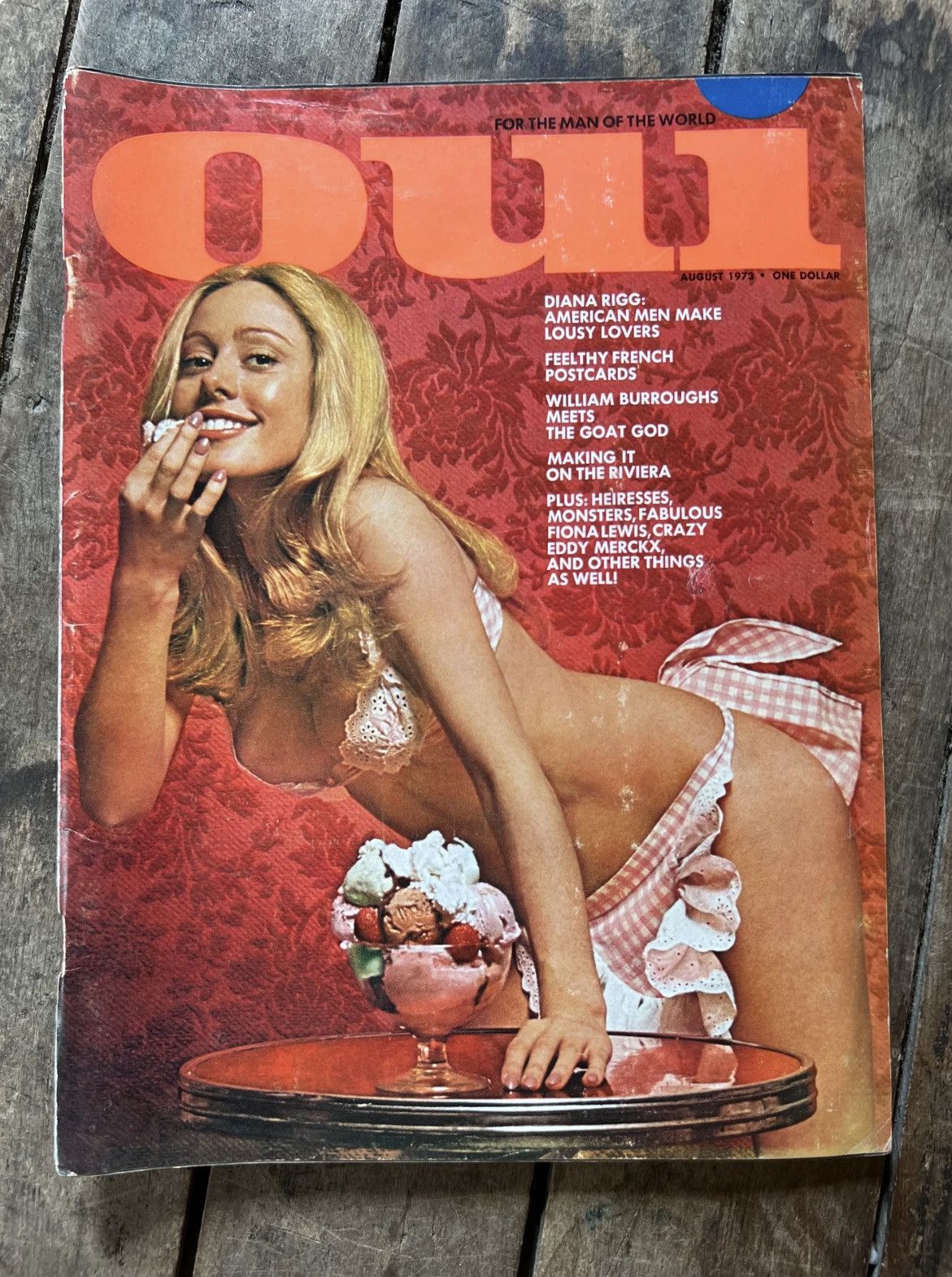 Vintage OUI Magazine “ For The Man of The World ” - August 1973 Size ONE SIZE - 1 Thumbnail