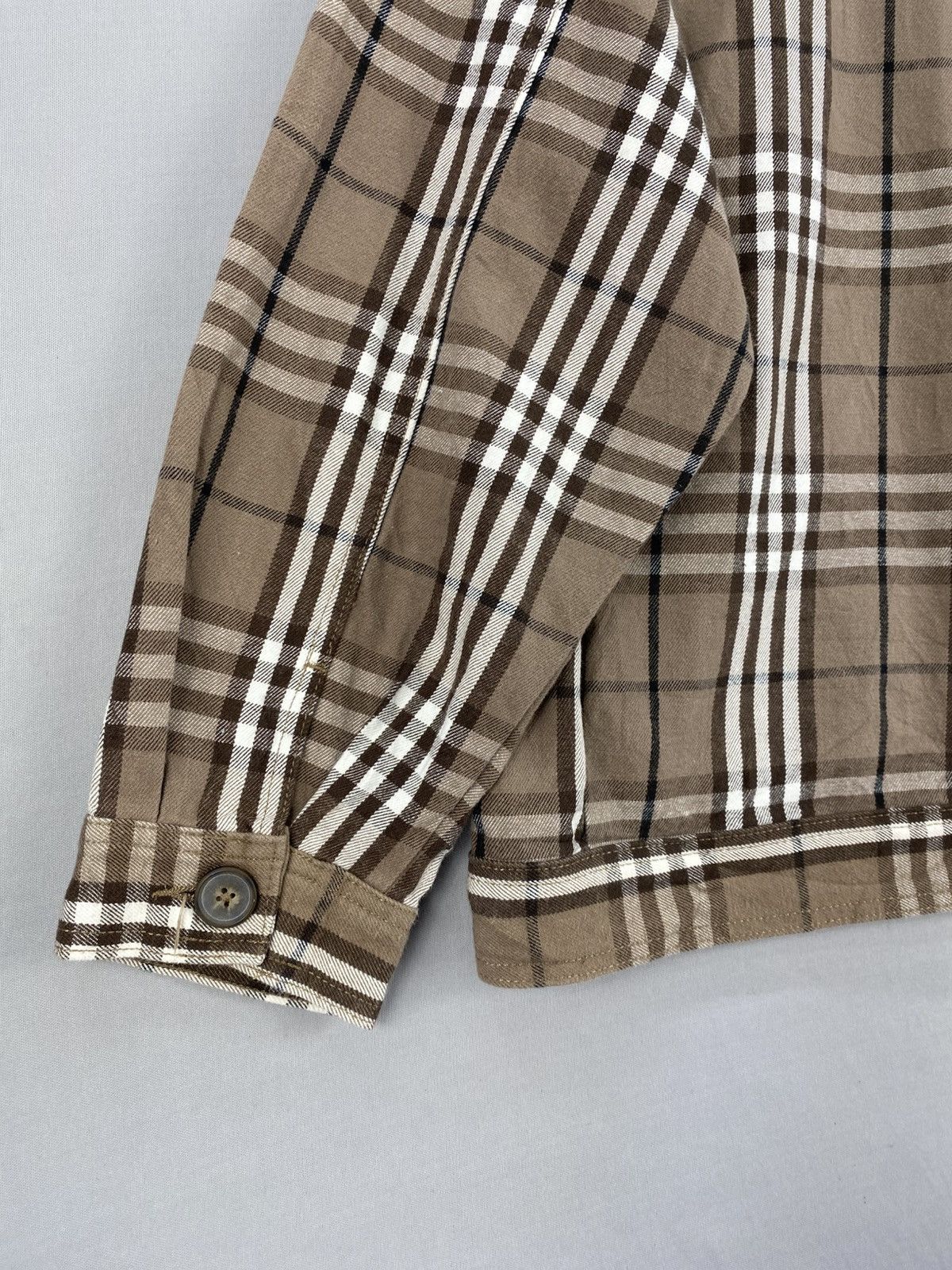 GU GU Nova Check Double Pocket Button Up Jacket Size US L / EU 52-54 / 3 - 6 Thumbnail
