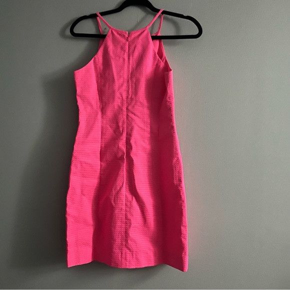 strapless open back dress Cutest in The Room Shift Dress in Hot Pink M / Hot-Pink main image 1