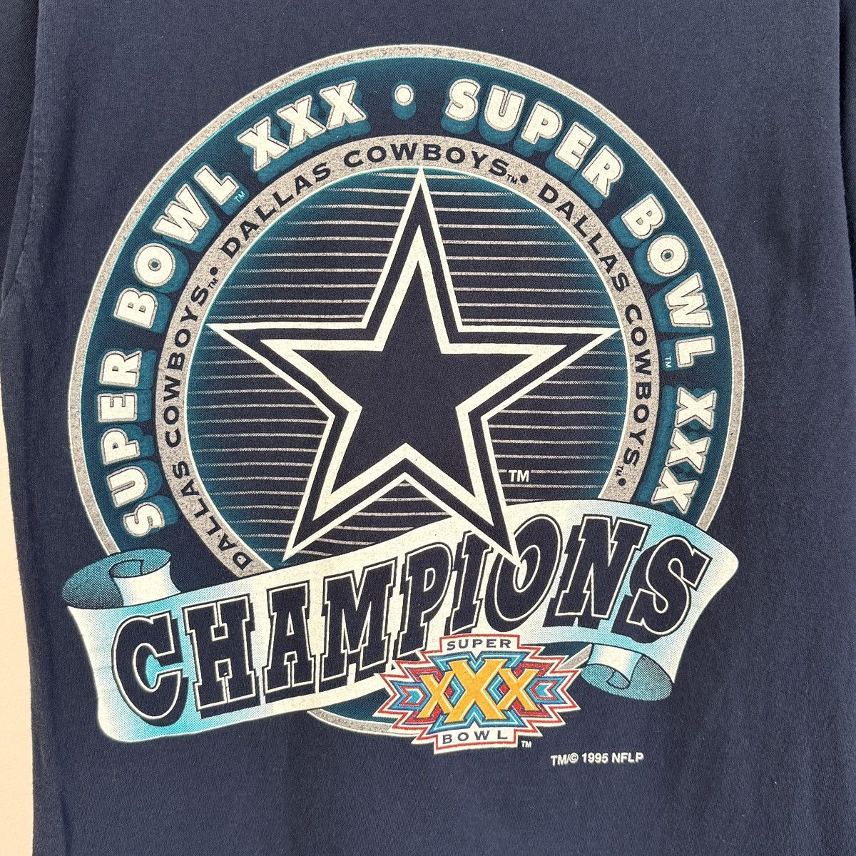 Other Vintage 1995 Dallas Cowboys Super Bowl XXX Champions Tee Size US M / EU 48-50 / 2 - 2 Thumbnail