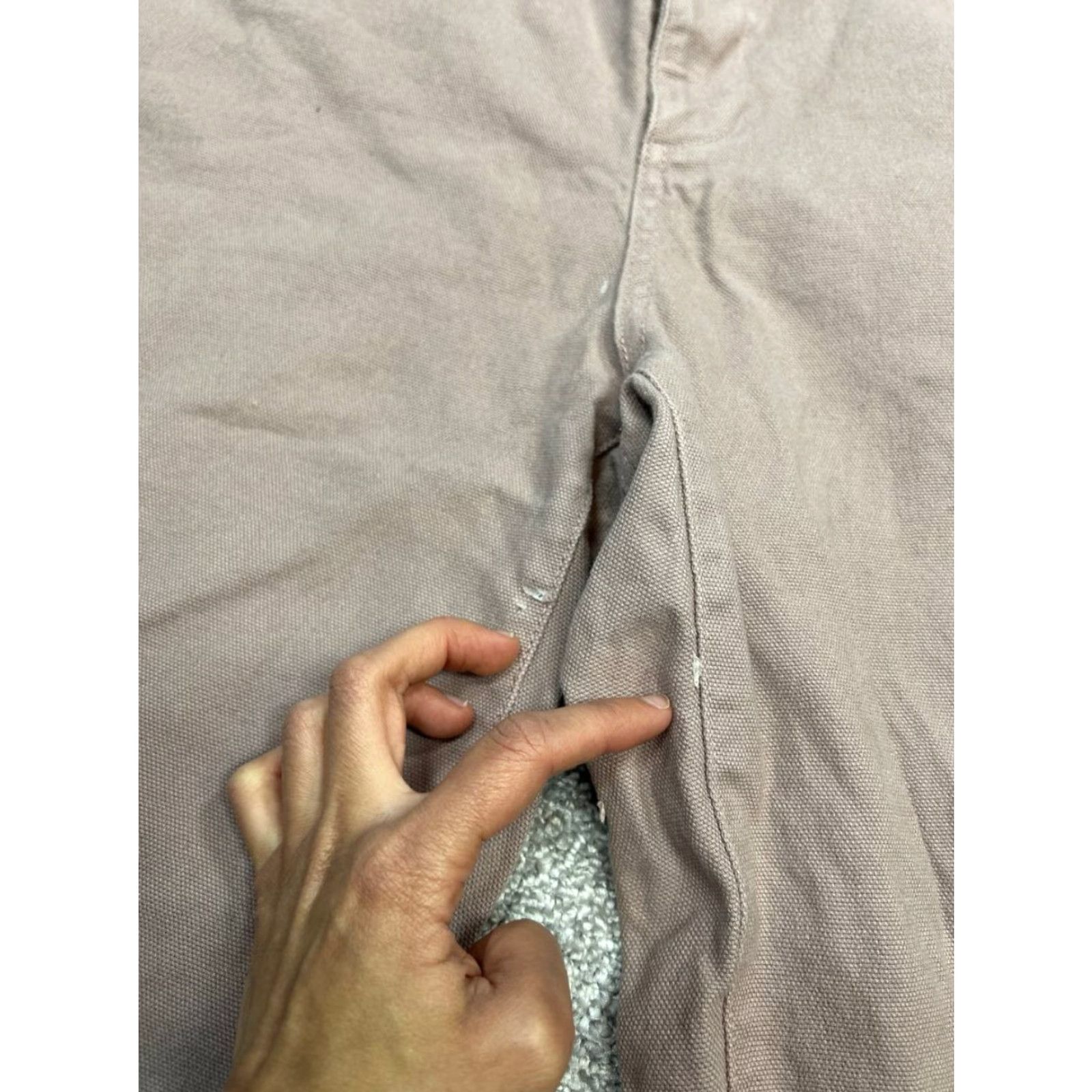 Madewell Madewell Pink Cotton Stretch High Rise Tapered Leg Slim Emmett Pants Womens 32 Size 24" / US 00 / IT 34 - 5 Thumbnail