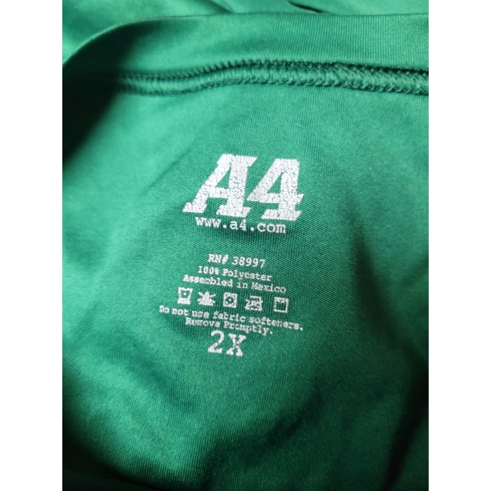 Madison A4 Sand Creek Aggies High School Performance Athletic T Shirt Madison MI 2XL XXL Green Mens Size US XXL / EU 58 / 5 - 3 Thumbnail
