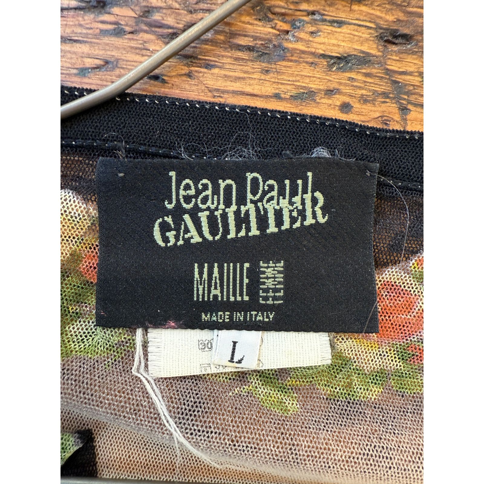 Jean Paul Gaultier Vintage Jean Paul Gaultier Sheer Floral Blouse Size L / US 10 / IT 46 - 3 Thumbnail