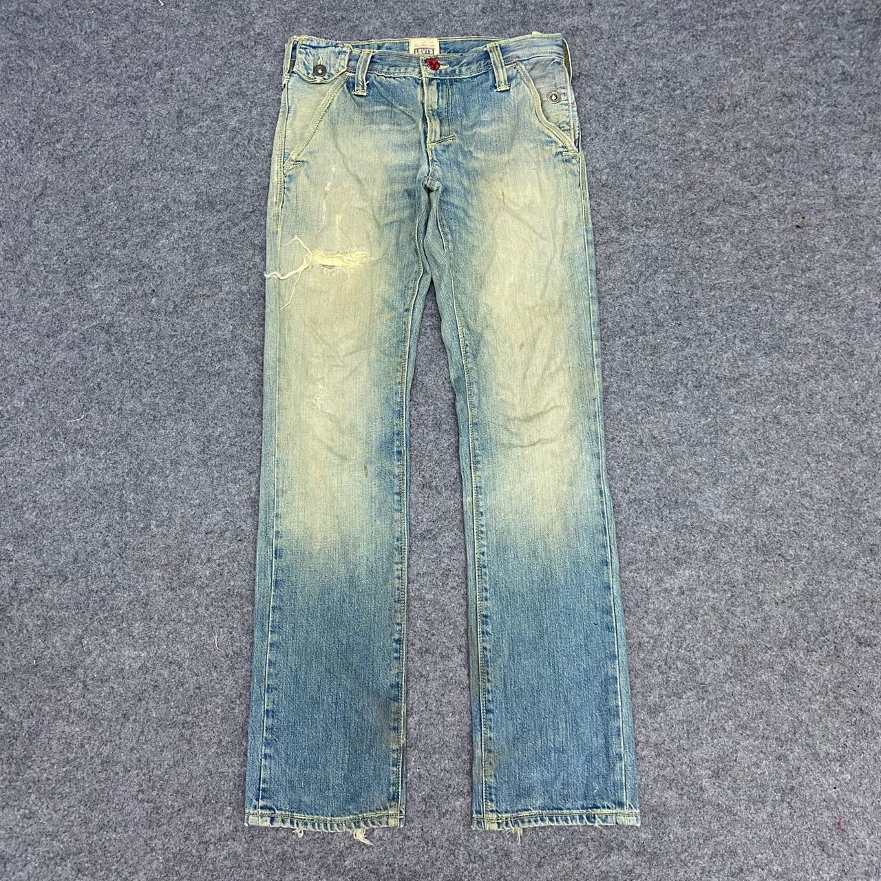 Japanese Brand 💥Best Offer💥Vintage Levis Carpenter Distressed Denim Size US 30 / EU 46 - 1 Thumbnail
