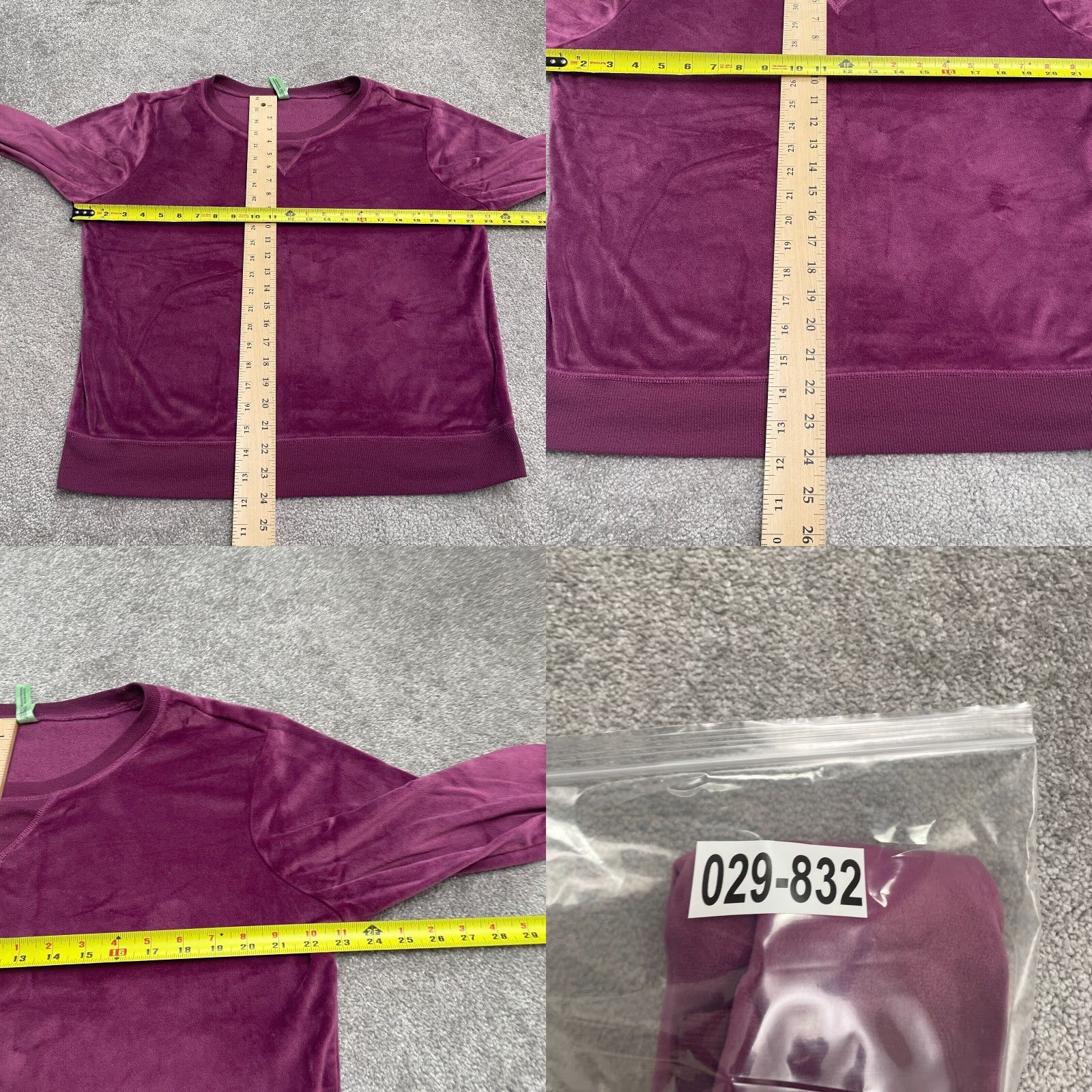 Vintage Honeydew Velour Pullover Sweatshirt Womens XL Purple Round Neck Casual Outdoor Size XL / US 12-14 / IT 48-50 - 8 Thumbnail