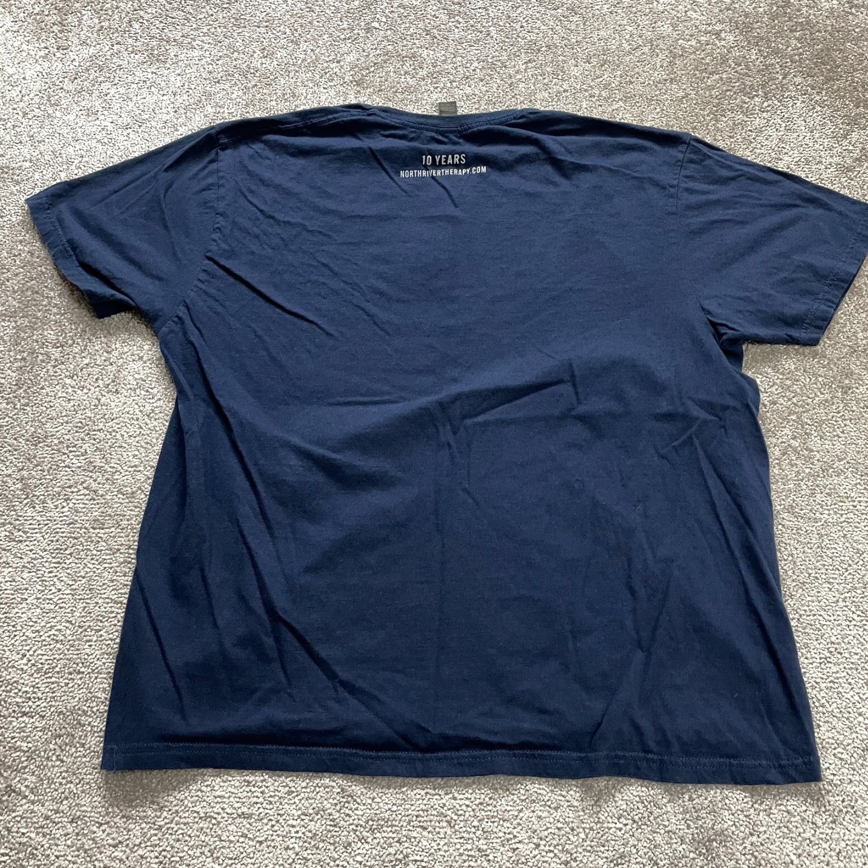 Gildan Gildan SoftStyle T-Shirt Mens 2XL Navy Blue Graphic Tee Cotton Short Sleeve Crew Neck Size US XXL / EU 58 / 5 - 2 Thumbnail