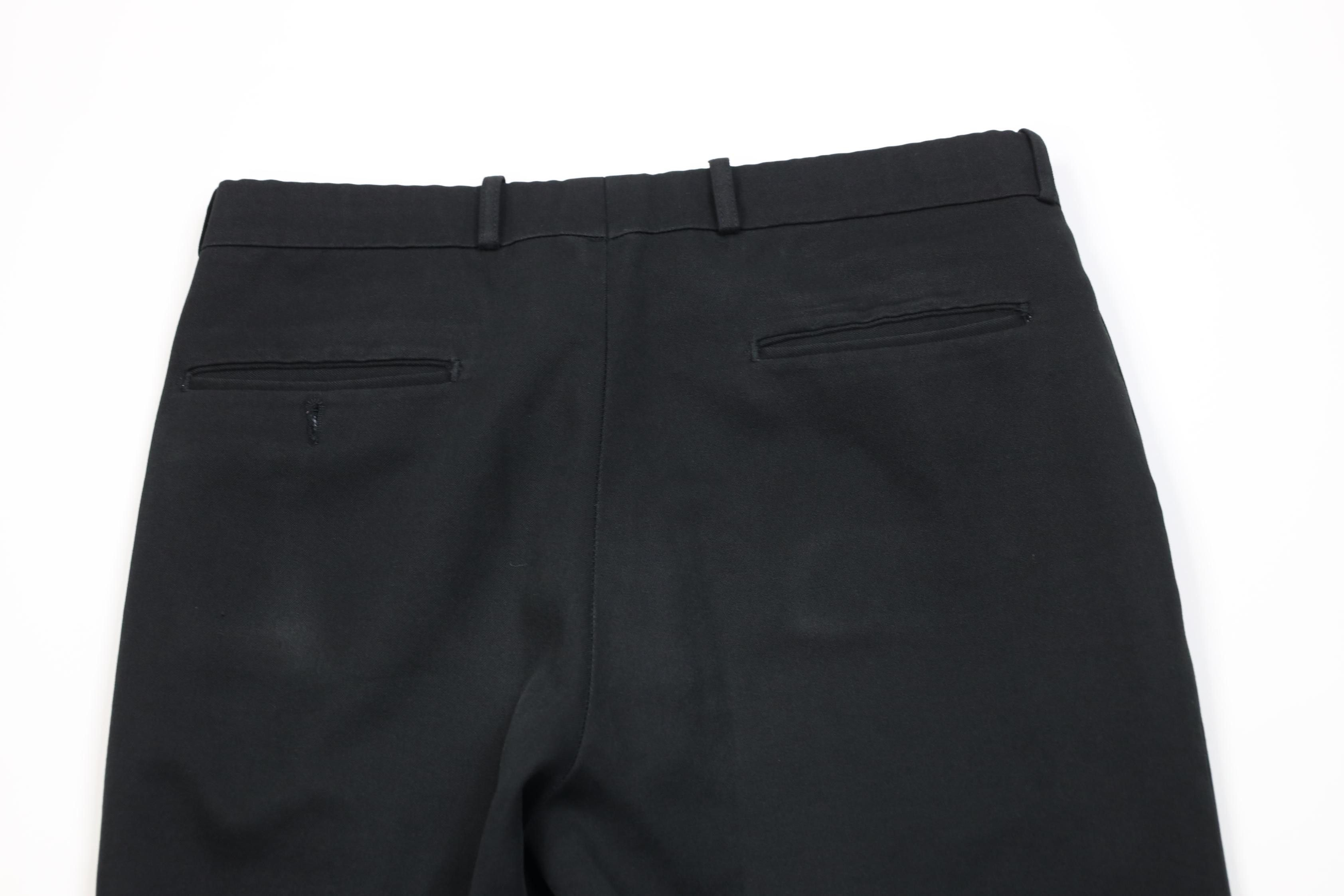 Vintage Vintage 70s Streetwear Flared Wide Leg Chino Pants Black USA Size US 32 / EU 48 - 10 Thumbnail