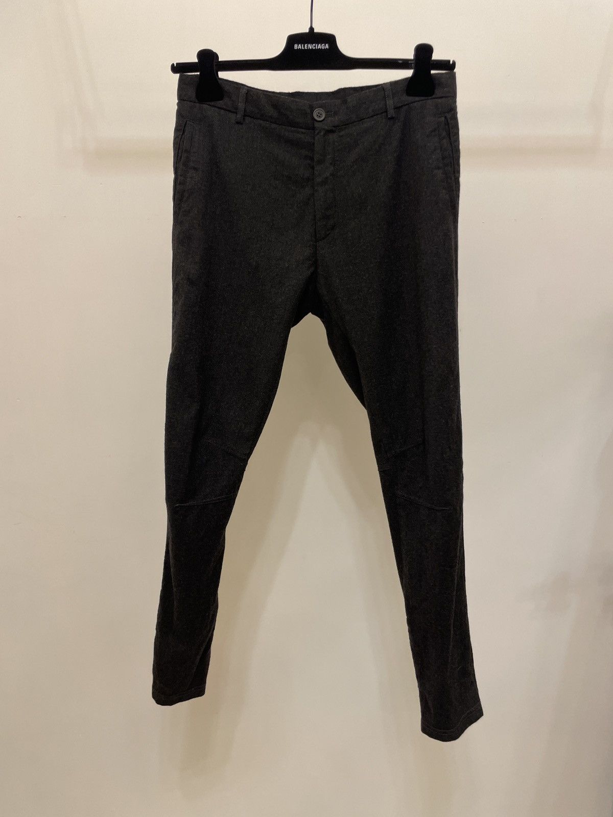 Image of Old Lanvin Biker Trousers in Grey, Men's (Size 30)