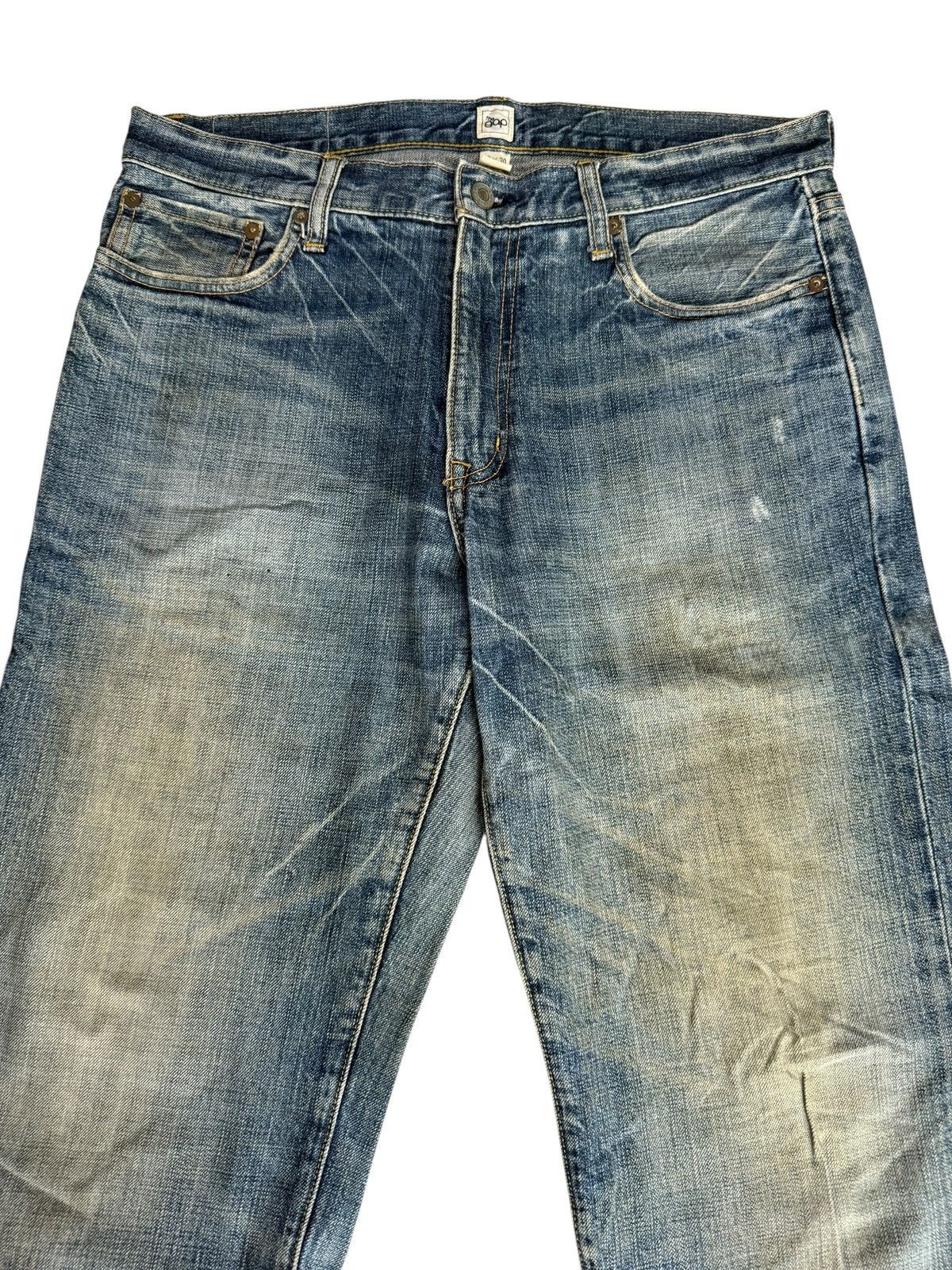 Gap Vintage Y2K Gap Baggy Distressed Nice Design Denim Jeans Size US 33 - 4 Thumbnail