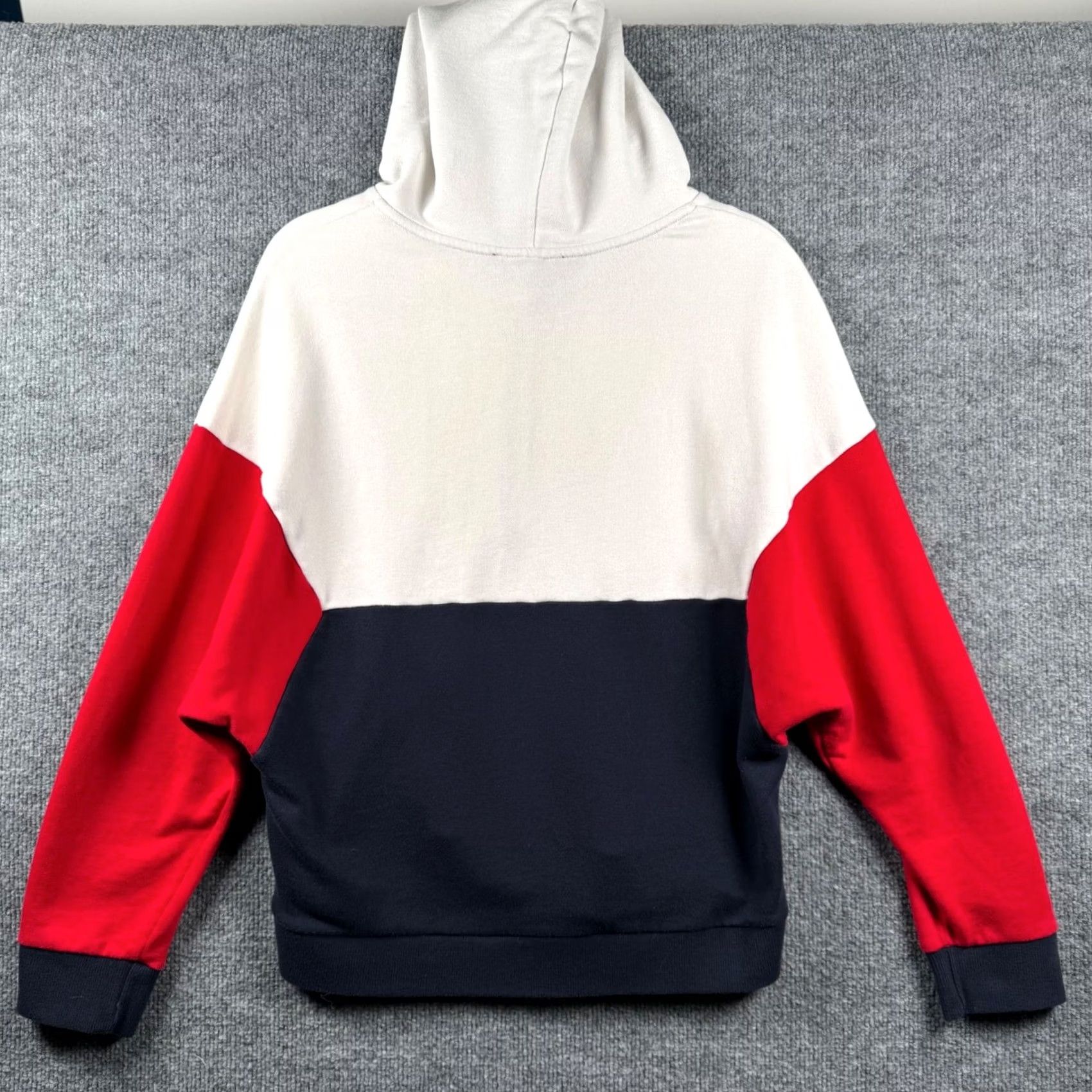 Tommy Hilfiger Tommy Hilfiger Hoodie Womens M Colorblock Half Zip Americana Nautical Sporty 90s Size M / US 6-8 / IT 42-44 - 4 Thumbnail