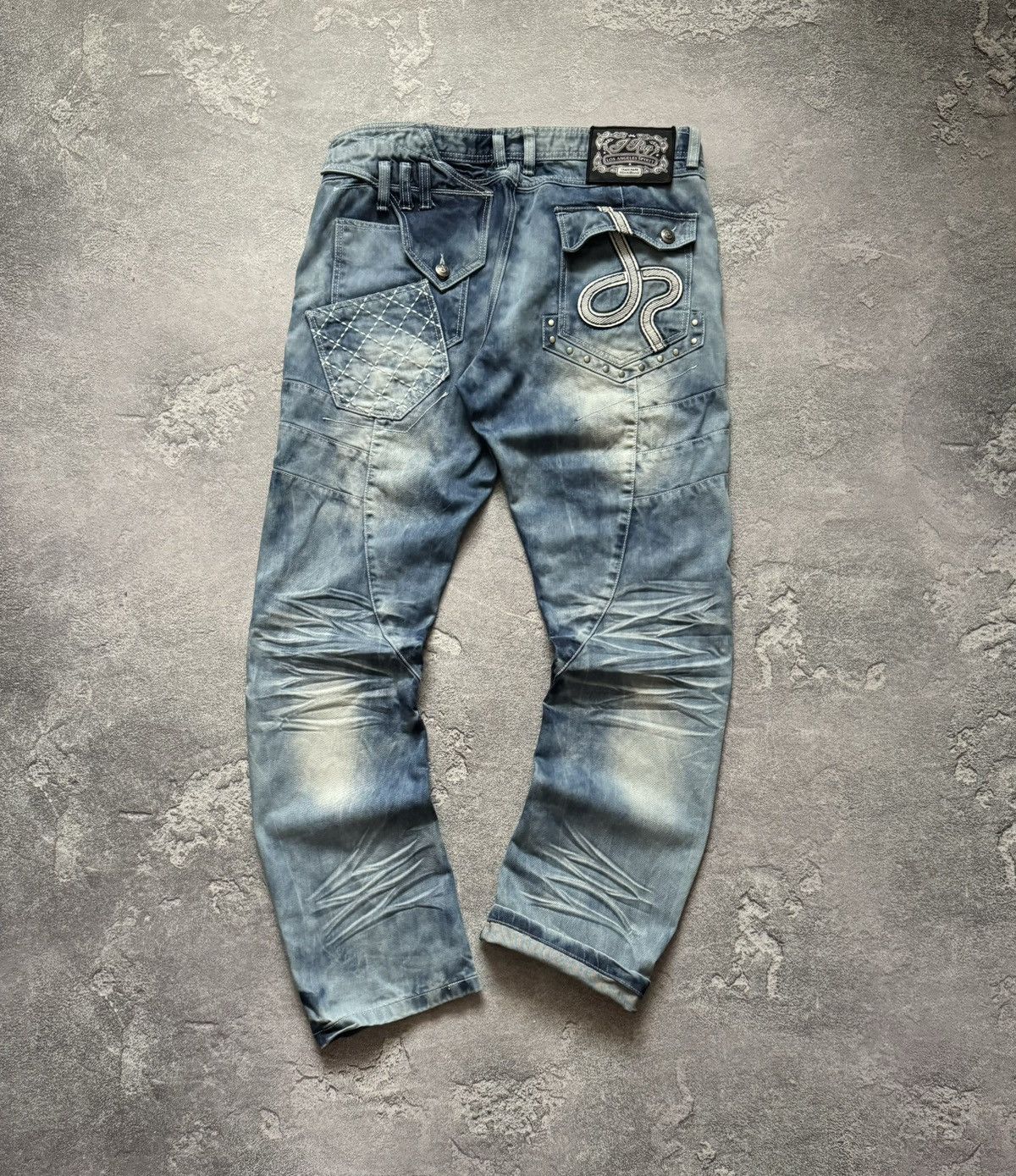 Japanese Brand JapRag By Okusama zaniki cargo denim pant trouser Jean Japan Size US 38 / EU 54 - 1 Thumbnail