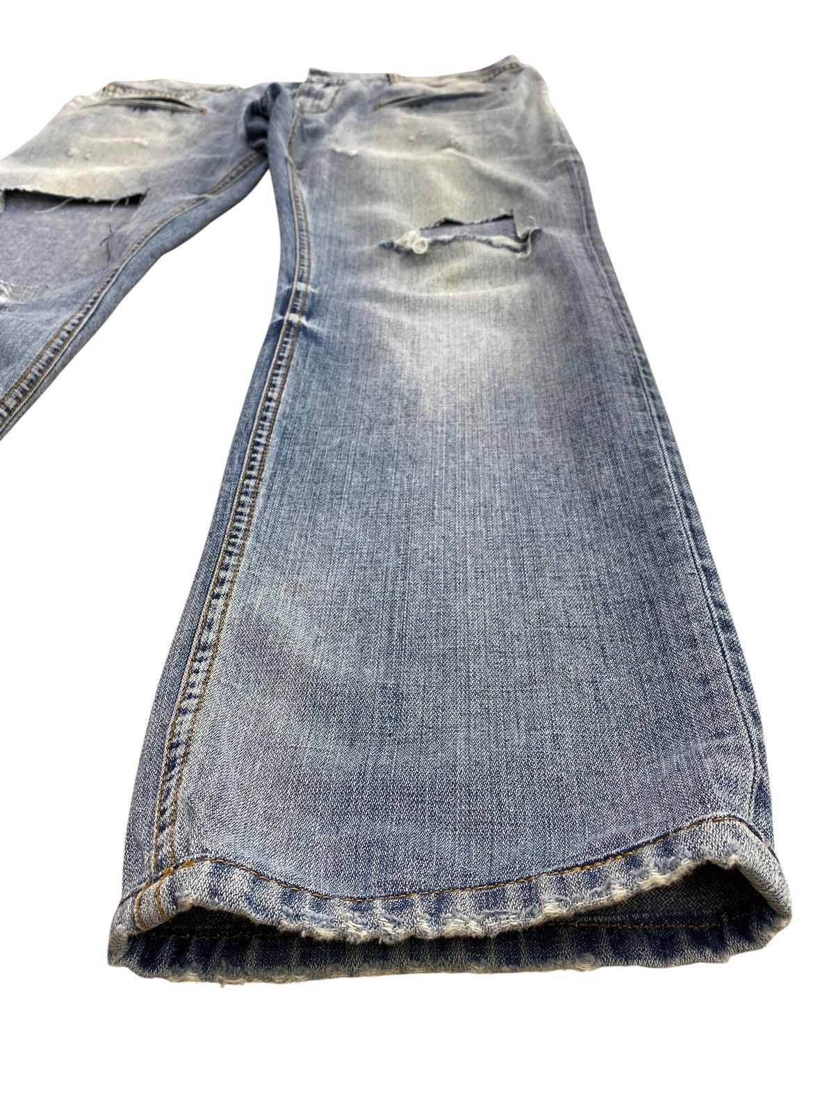 Dolce & Gabbana Dolce & Gabbana Brand Faded Ripped Jeans Size US 36 / EU 52 - 6 Thumbnail