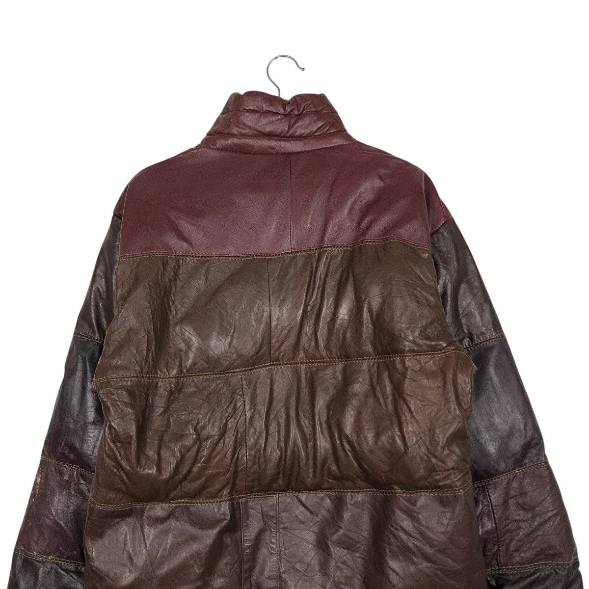 Japanese Brand 🔥VINTAGE BIKER LEATHER JACKET BERMANS ISSEY MIYAKE Size US M / EU 48-50 / 2 - 11 Thumbnail