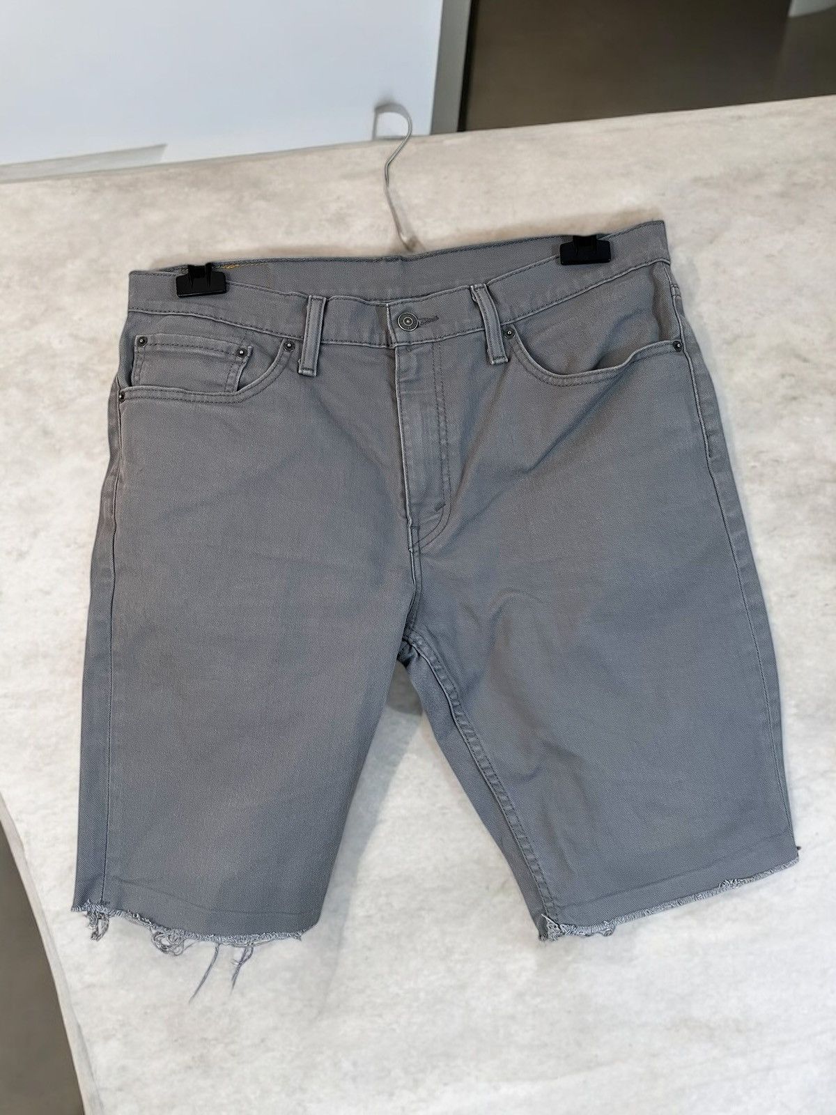 Levi's Levi’s 511 grey denim shorts size W34 Size US 34 / EU 50 - 1 Thumbnail