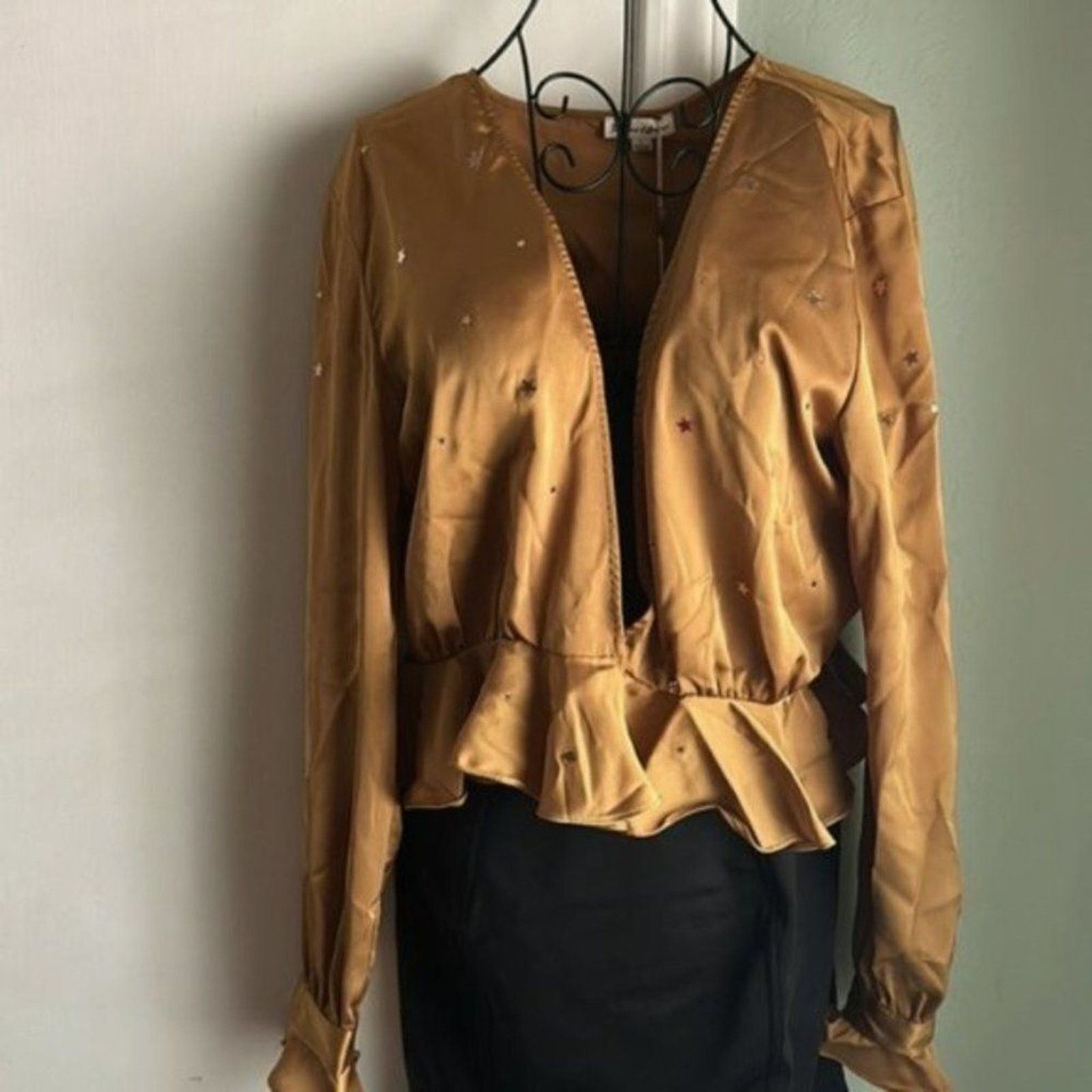 For Love & Lemons For Love and Lemons twinkle top camel L Size L / US 10 / IT 46 - 7 Thumbnail