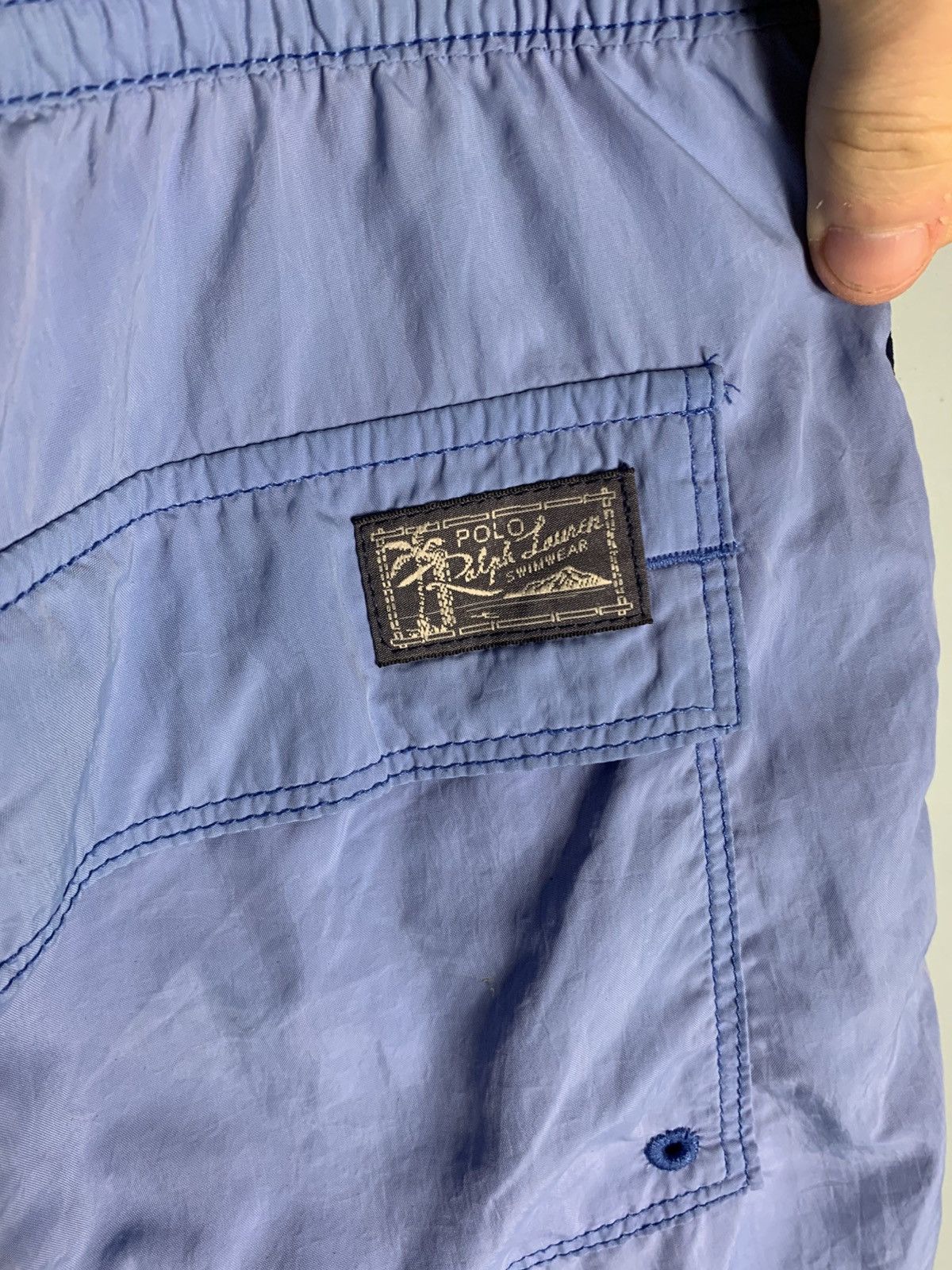 Polo Ralph Lauren × Ralph Lauren × Vintage Vintage Polo Ralph Lauren Shorts Swim Size US 32 / EU 48 - 9 Thumbnail