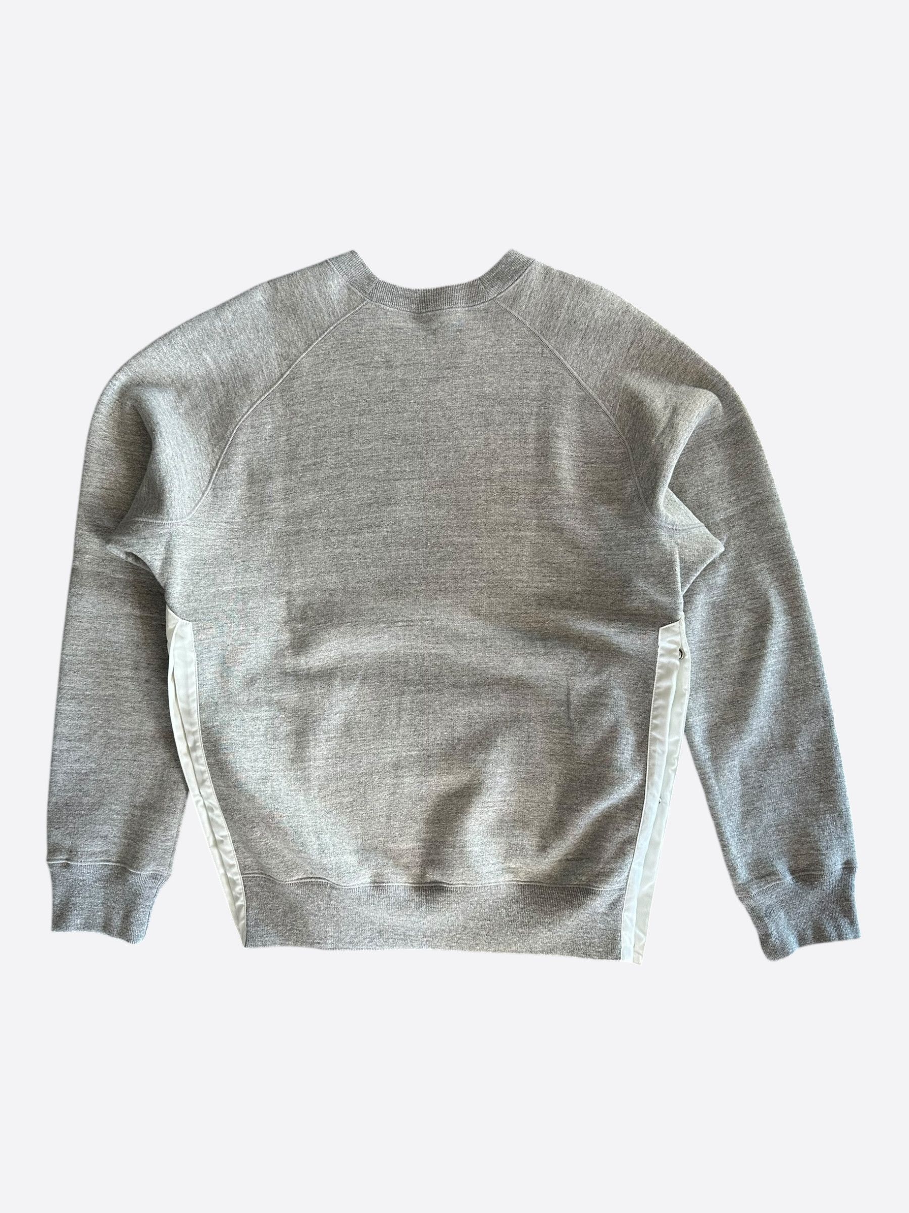 Dior Dior Sacai Grey Embroidered Patch Sweater Size US M / EU 48-50 / 2 - 2 Thumbnail