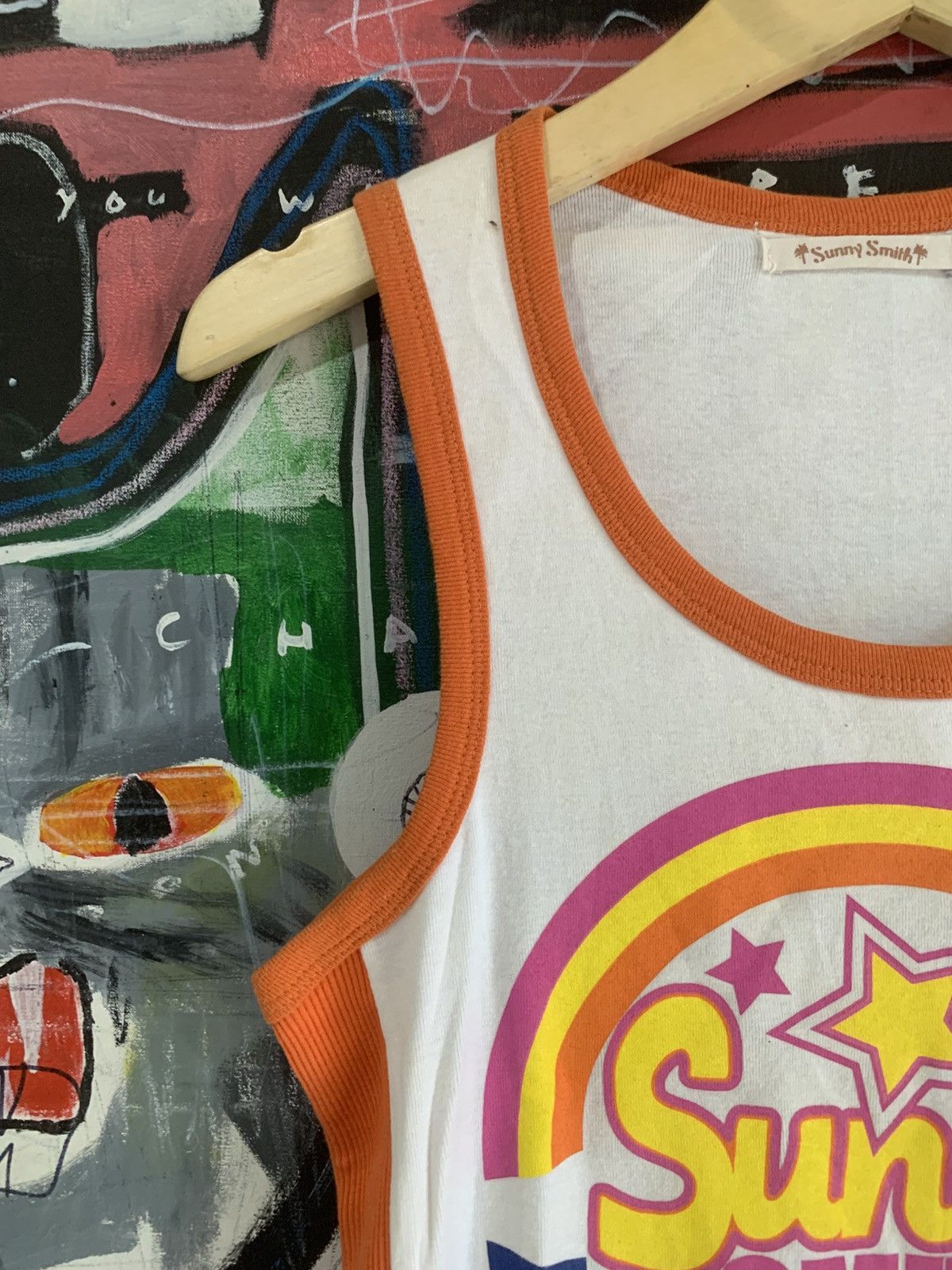 Japanese Brand Japanese Sunny Smith Poem Patch Surf Style Tanktop Tee Size US M / EU 48-50 / 2 - 2 Thumbnail
