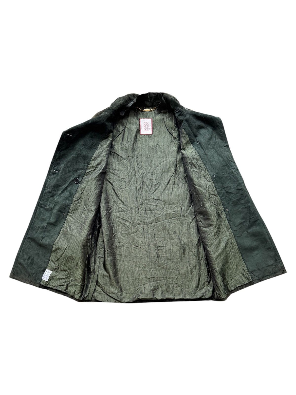 Loewe VERY RARE VINTAGE JACKET COAT LOEWE LEATHER SUEDE Size US M / EU 48-50 / 2 - 3 Thumbnail