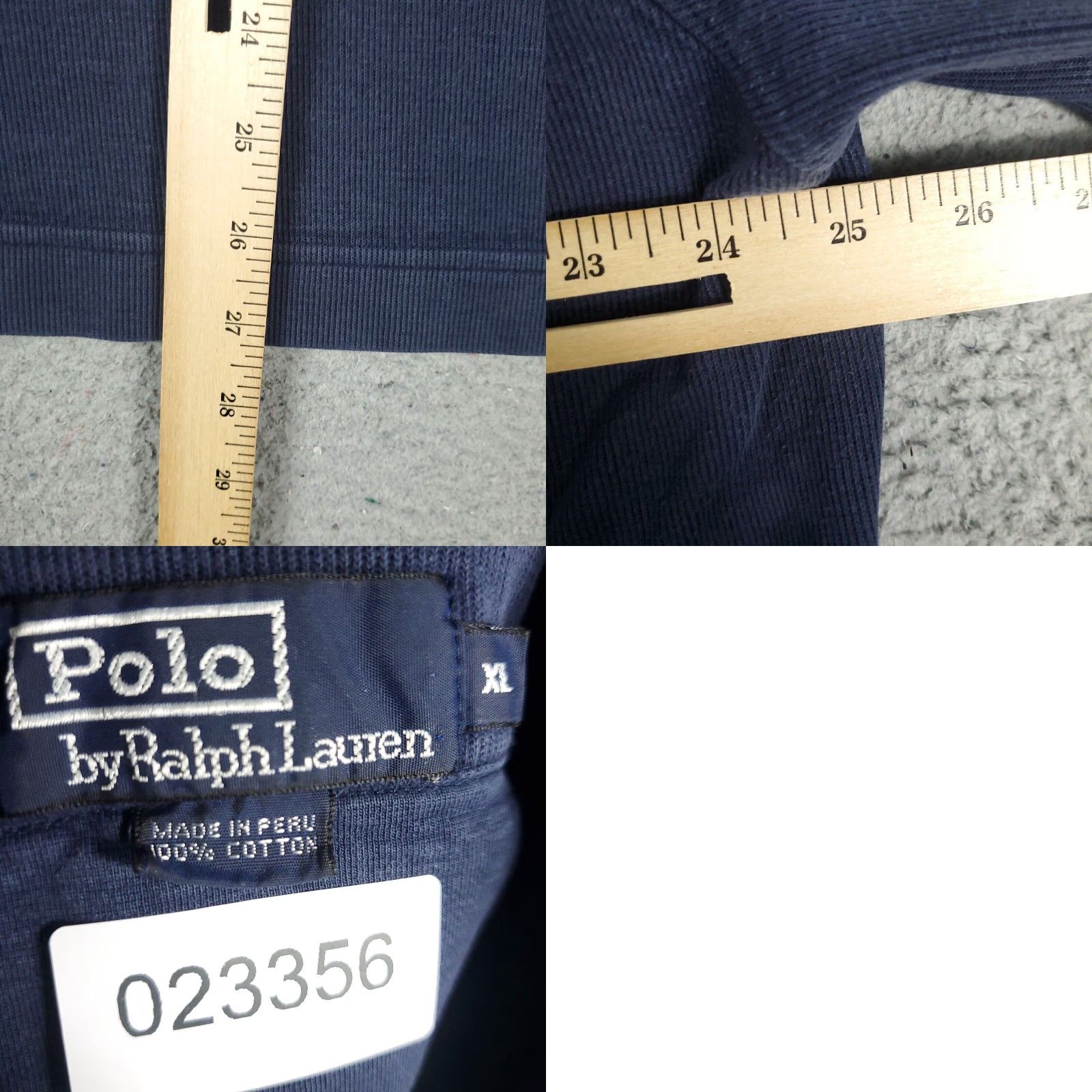Ralph Lauren Ralph Lauren Blue XL Mens Sweater 1/4 Zip Pullover Knit Top Casual Size US XL / EU 56 / 4 - 8 Thumbnail