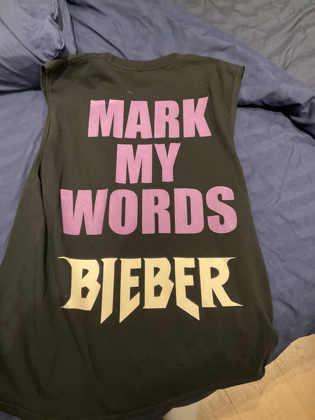 Justin Bieber Justin Bieber 2016 Selfridges purpose tour mark my word vest Size US XL / EU 56 / 4 - 2 Thumbnail
