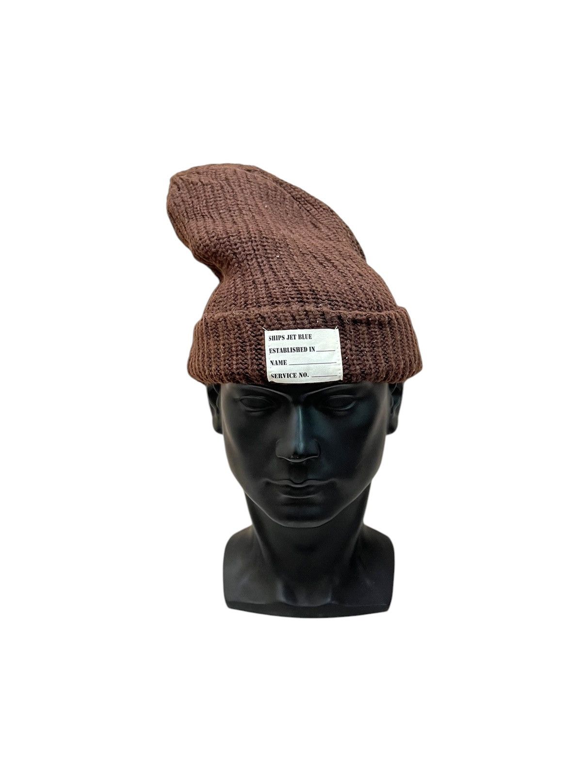 Japanese Brand × Ships Jet Blue Japanese Brand Ships Jet Blue Crochet Beanie Hats Size ONE SIZE - 1 Thumbnail