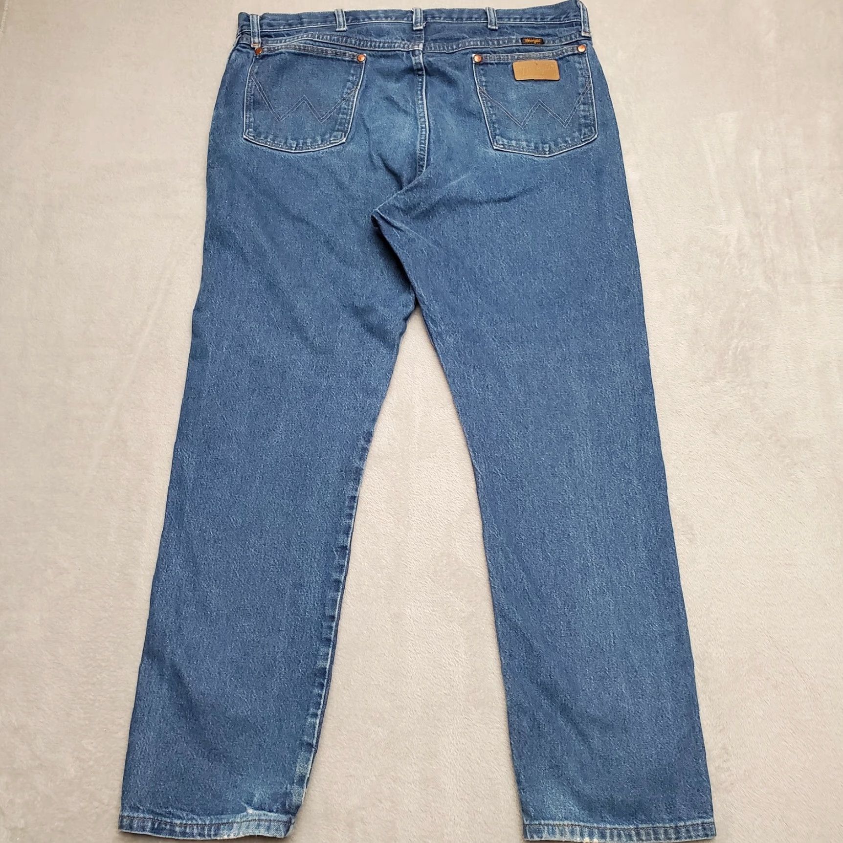 Wrangler VINTAGE Wrangler Jeans Mens 40x32 Blue Denim Cowboy Cut 100% Cotton 13MWZ Ranch Work Size US 40 / EU 56 - 7 Thumbnail