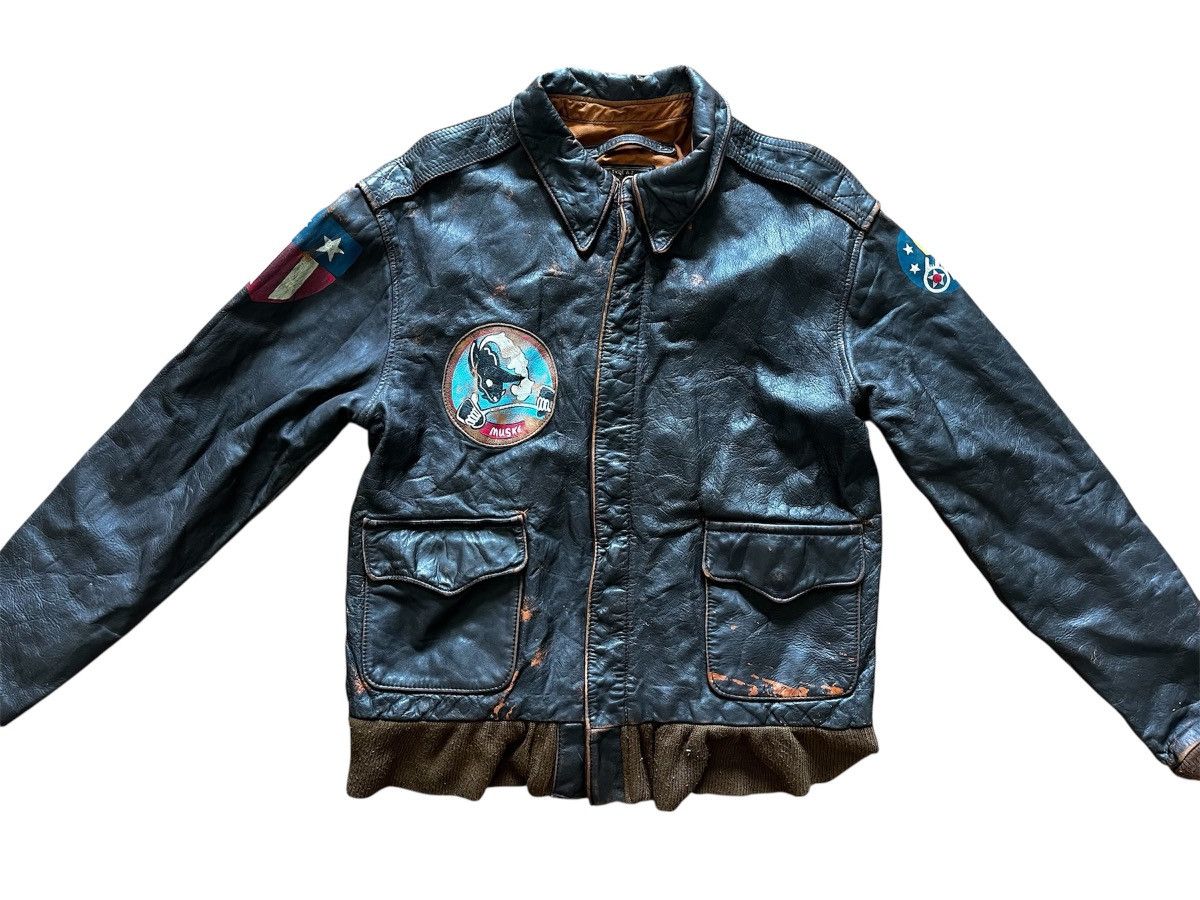 Limited Version Vintage Flight Jacket Avirex Made in USA 90s