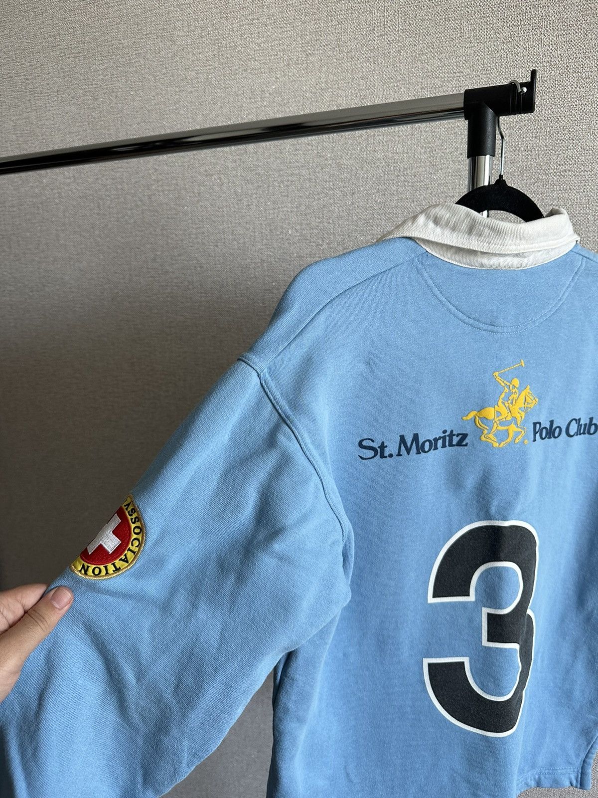 Vintage Vintage St. Moritz Polo Club Polo Shirt Size US M / EU 48-50 / 2 - 16 Thumbnail