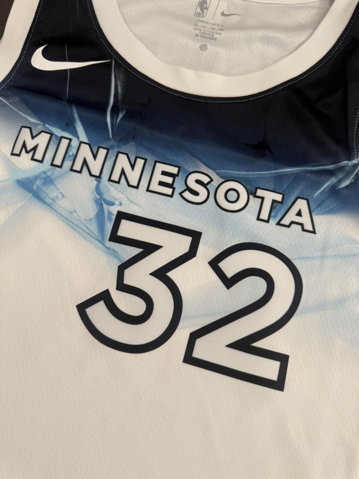 Nike Timberwolves Karl-Anthony Towns City Edition Jersey Size US XL / EU 56 / 4 - 3 Thumbnail