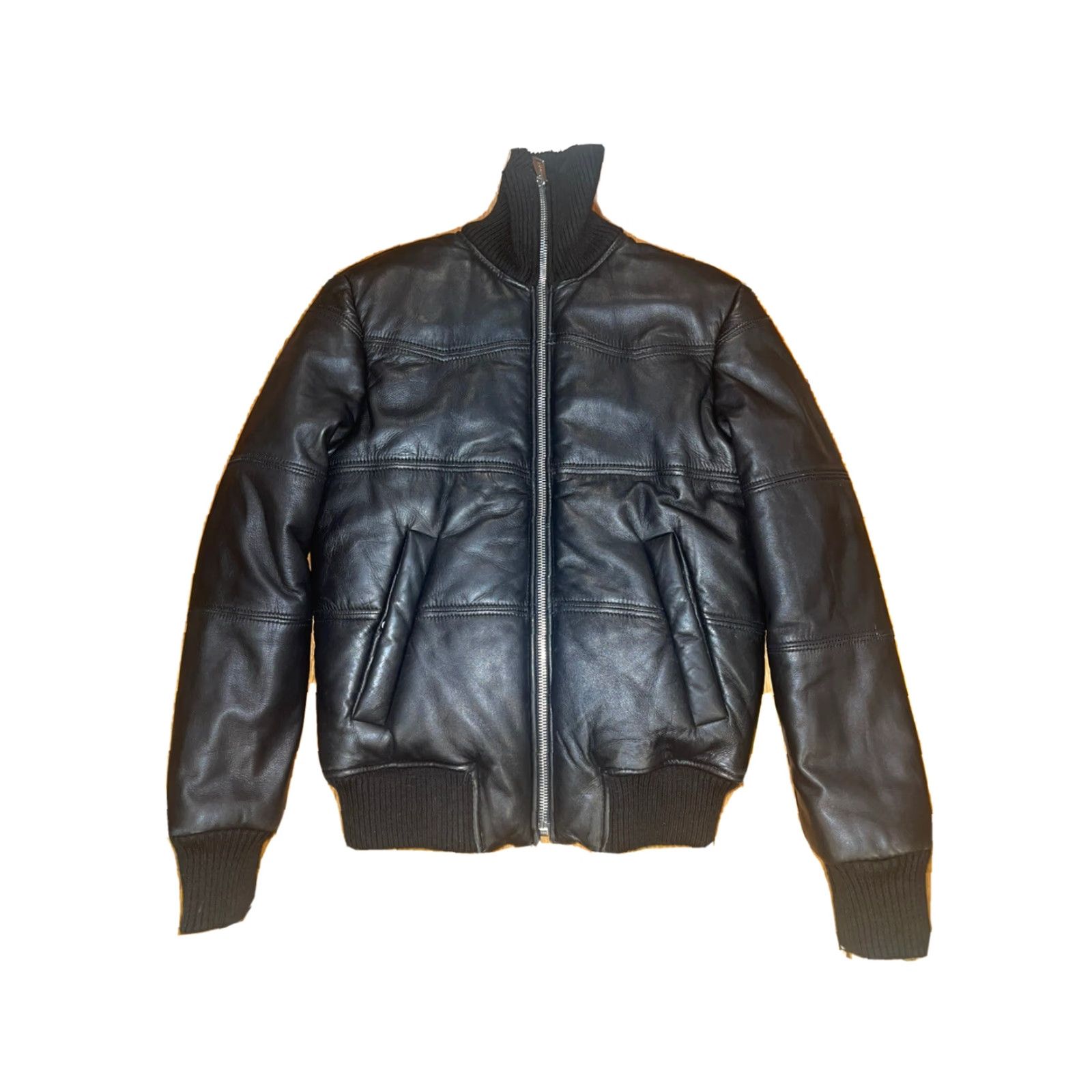 Kenzo KENZO x H&M Leather Bomber Jacket Spring Black XS SS16 Rare Limited Mens Size US XS / EU 42 / 0 - 2 Thumbnail