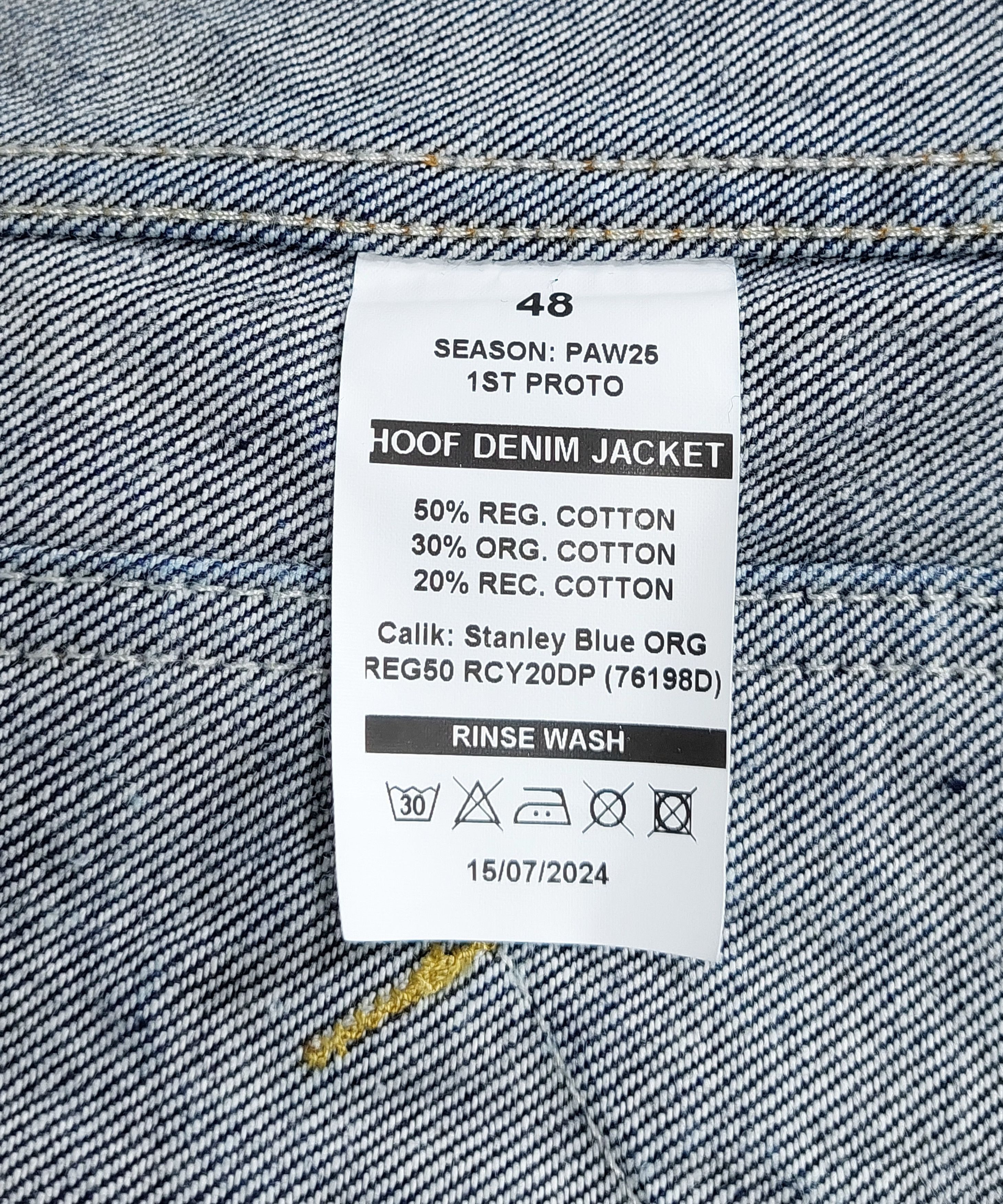 Hope hoof denim jacket - denim M Size US M / EU 48-50 / 2 - 4 Thumbnail