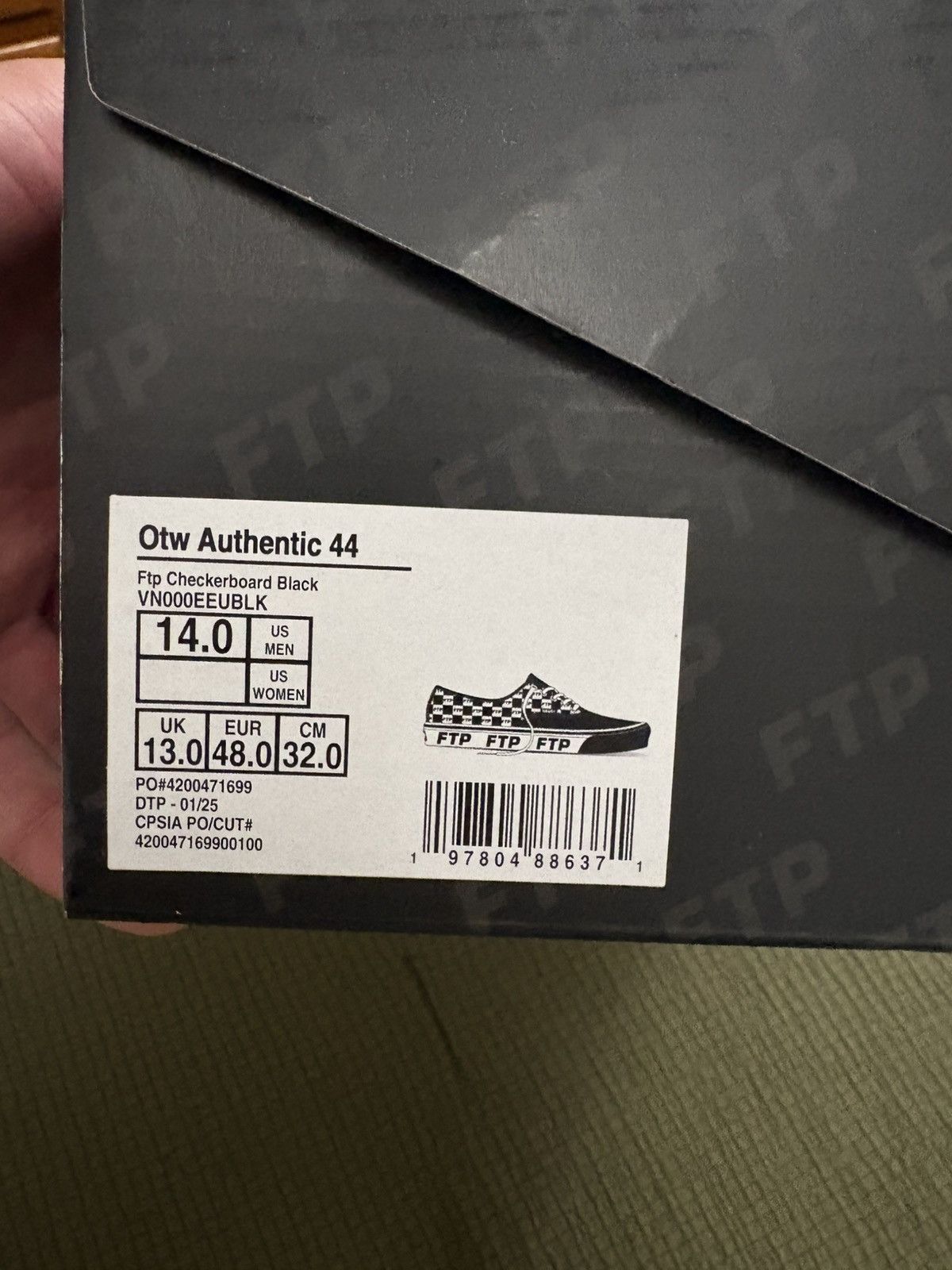 Vans VANS FTP checkered authentic Size US 14 / EU 47 - 7 Thumbnail