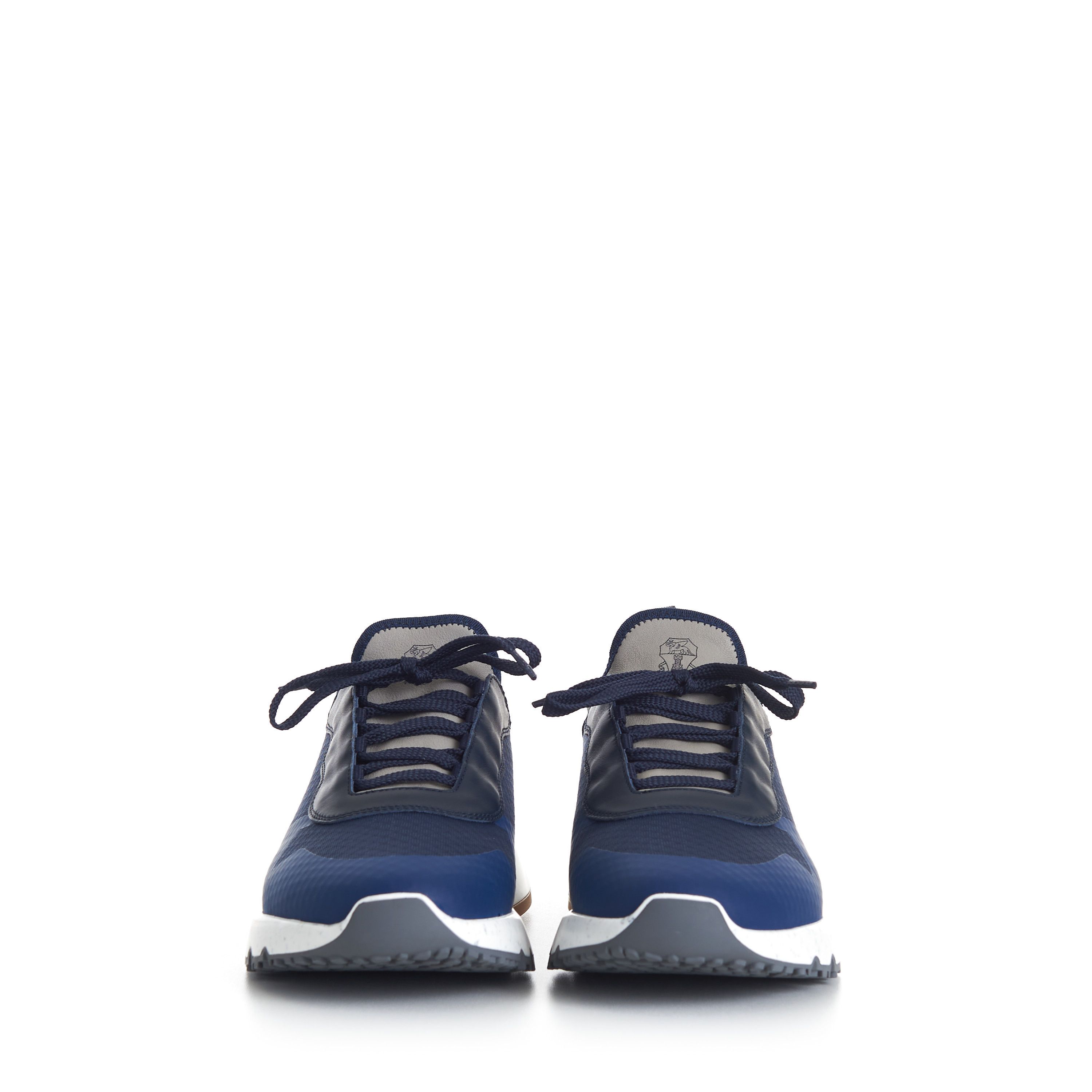 Brunello Cucinelli Navy Blue Low Top Runners Sneakers - Size 8,5 Size US 8.5 / EU 41-42 - 3 Thumbnail