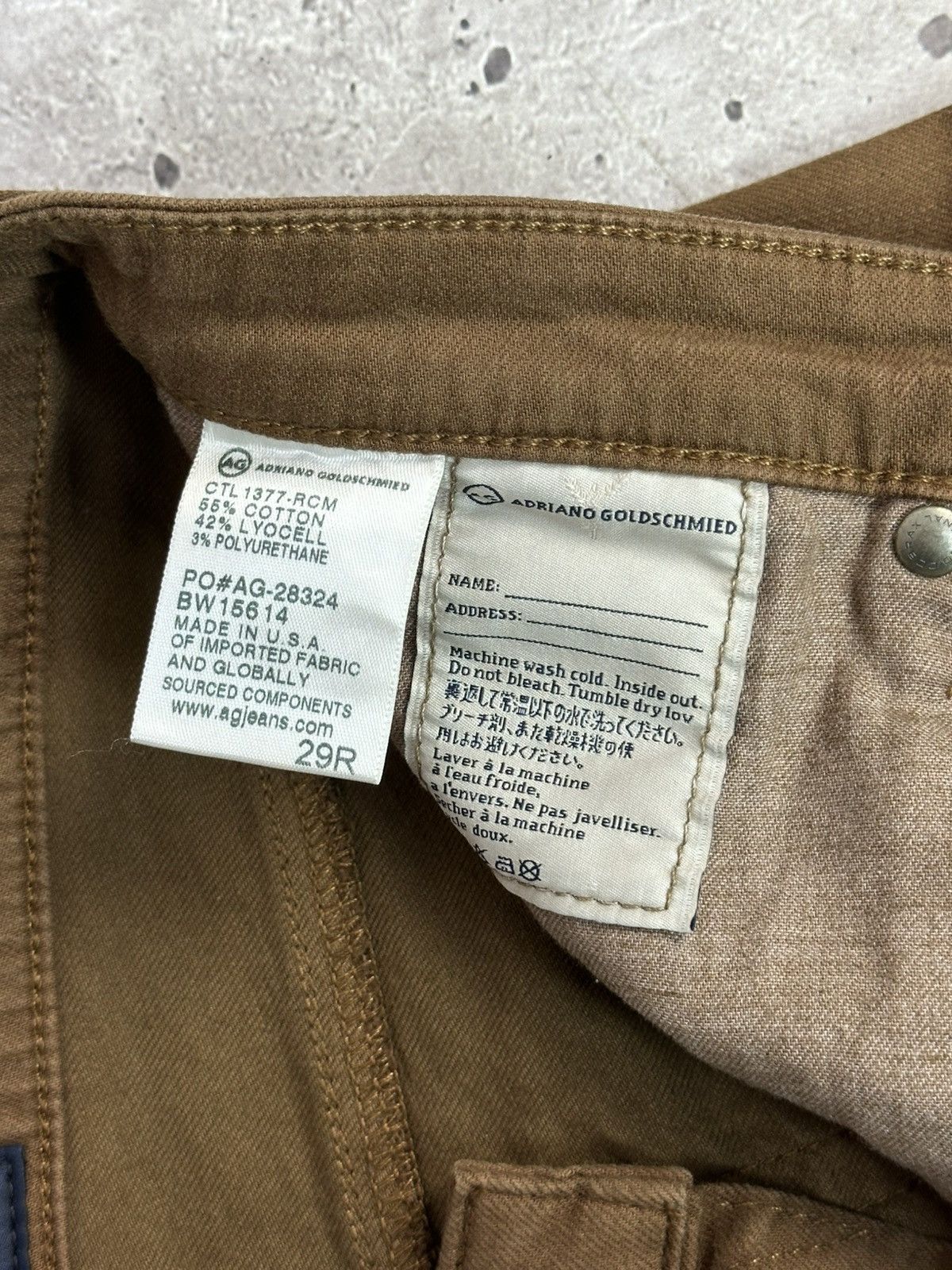 AG Adriano Goldschmied Adriano Goldschmied The Stevie Slim Straight Ankle Pants Size 29" - 7 Thumbnail