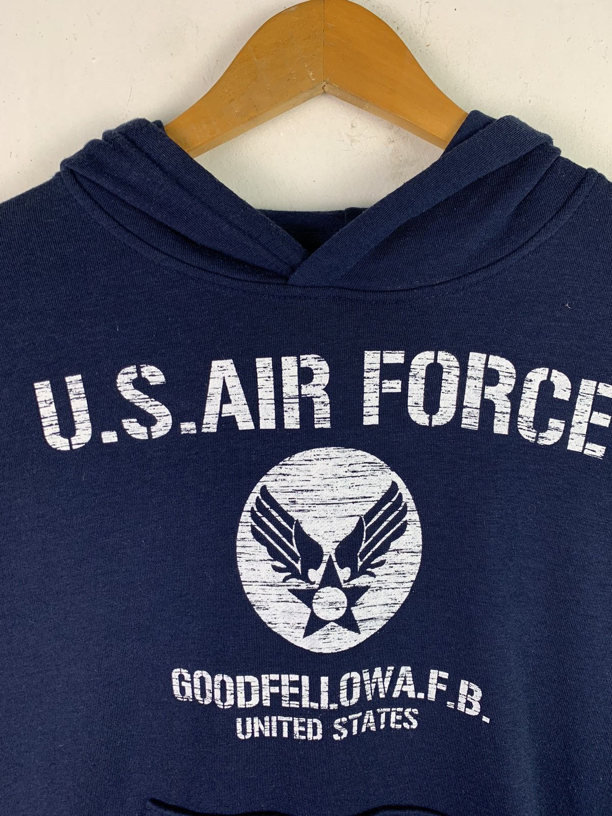 Vintage Vintage U.S Air Force Hoodies Size US M / EU 48-50 / 2 - 2 Thumbnail